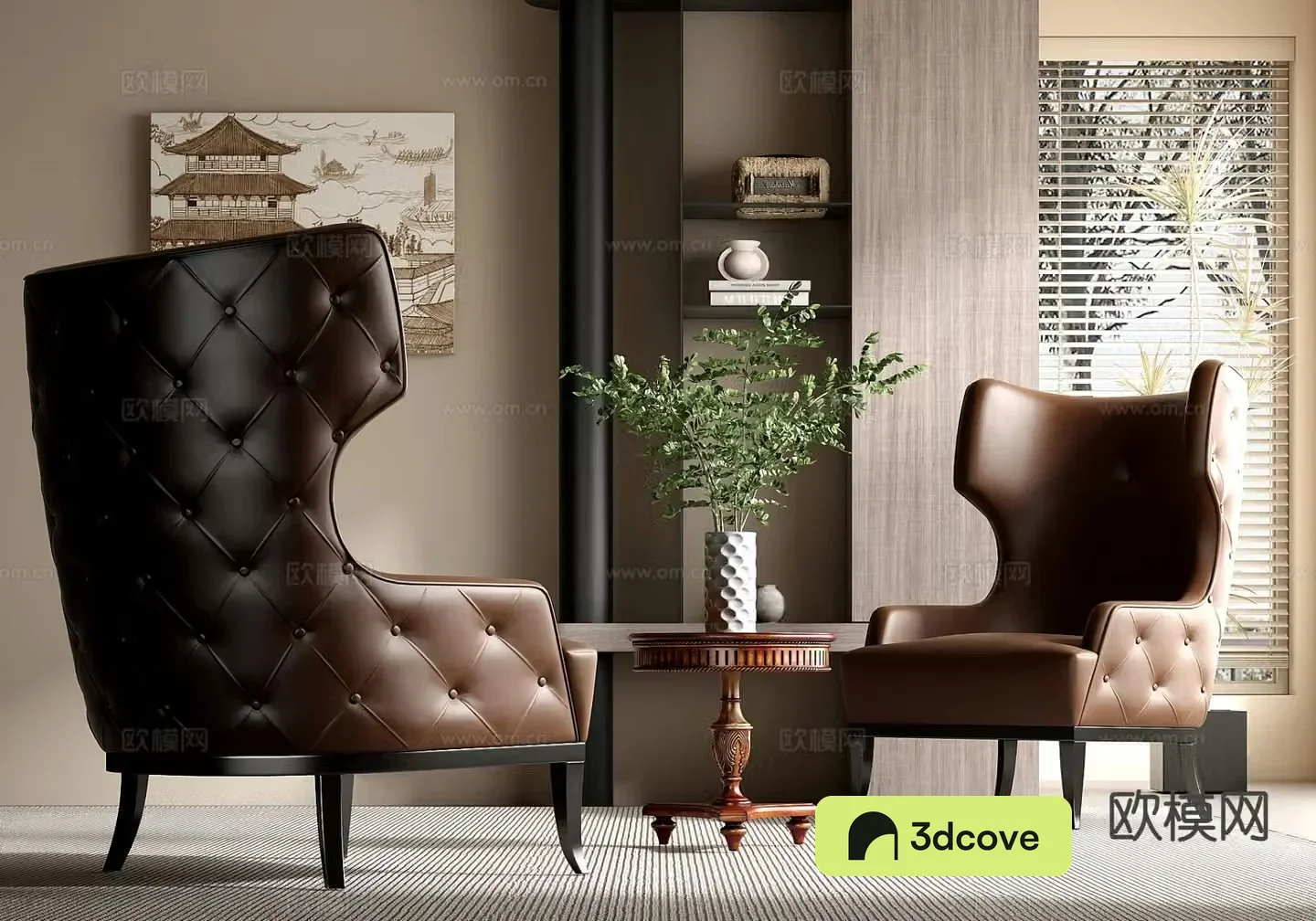 Simple European chair sofa chair leisure chair