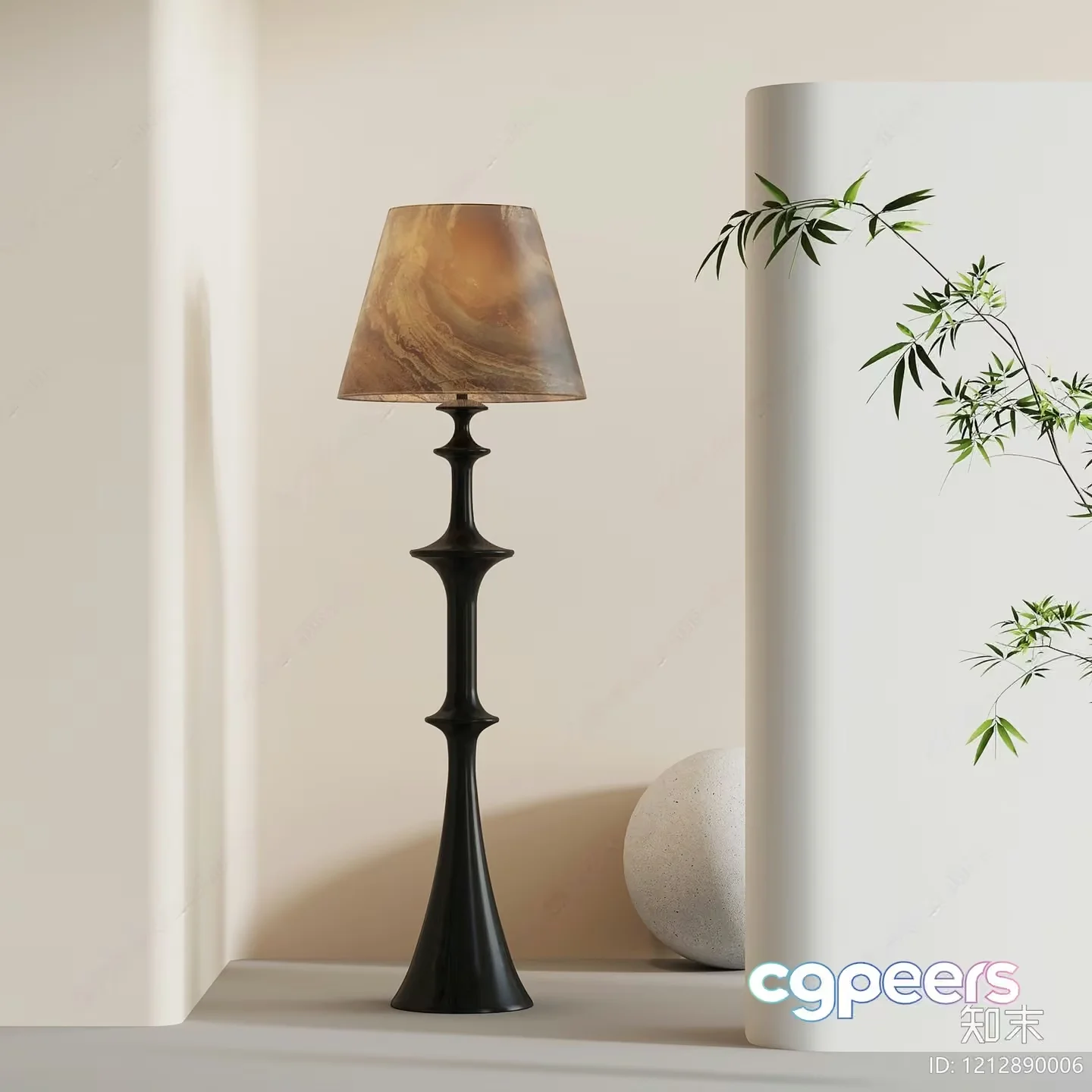 Modern Table Lamp 3D Model – 14594 – VRAY Render
