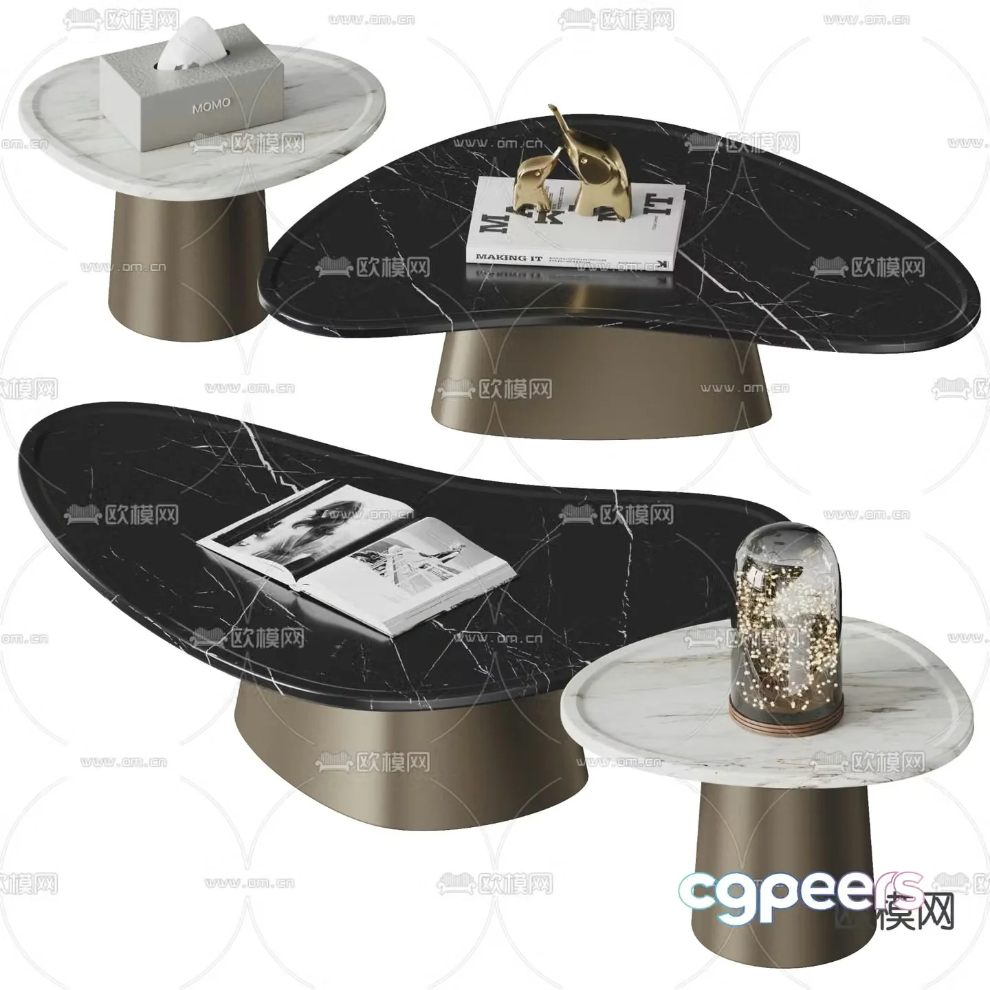 3D model of mother-in-law coffee table