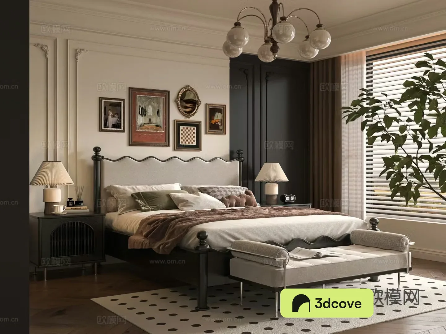 French bedroom