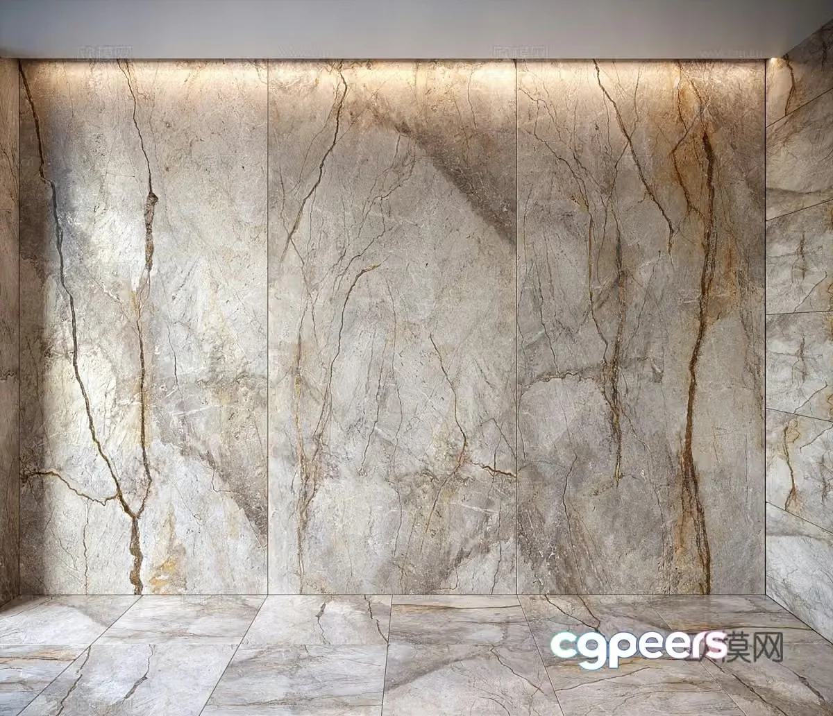 Modern light luxury stone luxury stone marble stone rock slab cultural stone 3d model