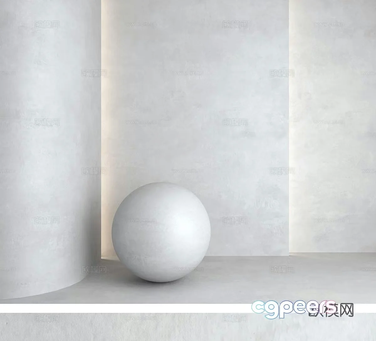 Foreign seamless wall paint Wasabi wind wall paint texture paint cream paint art paint cement paint 3d model