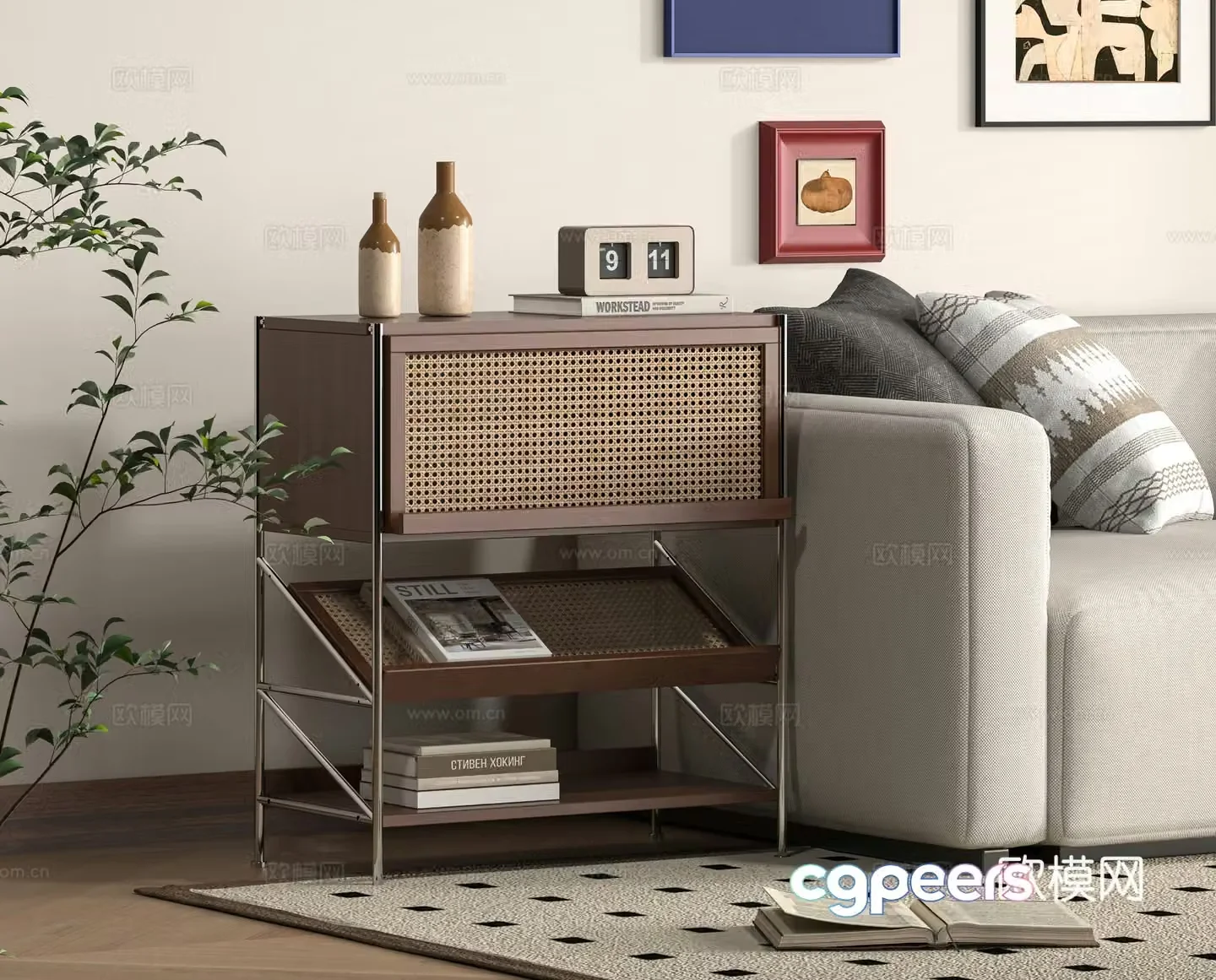Modern sideboard 3D model
