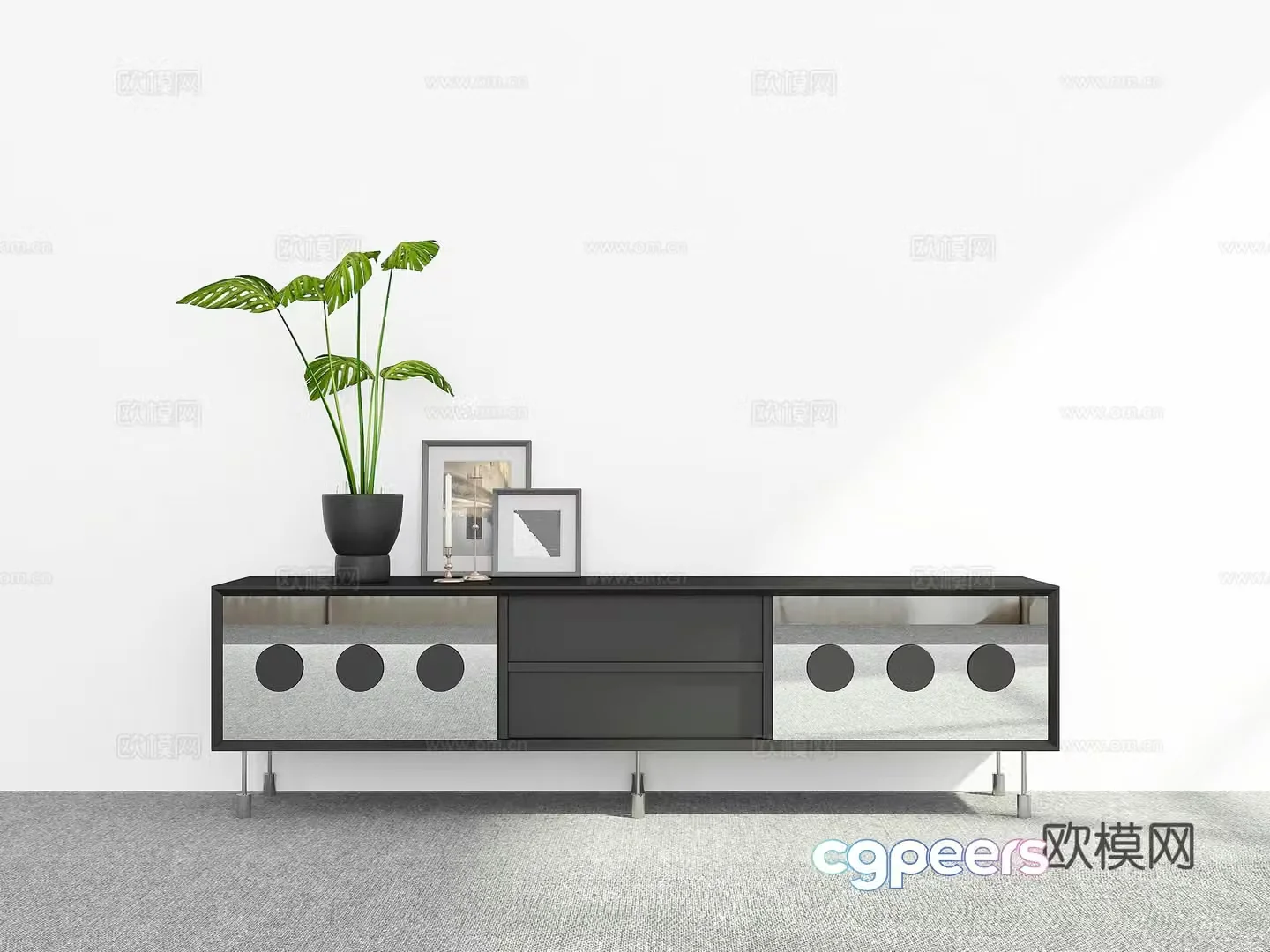 Modern TV cabinet 3d model