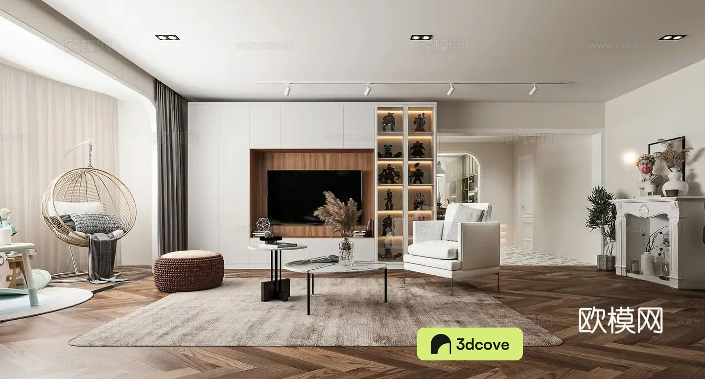 American living room