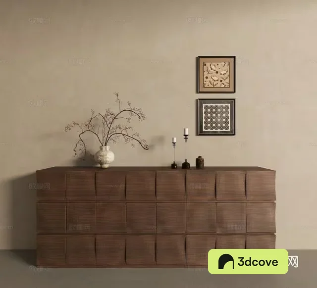 Brown Wooden Cabinet