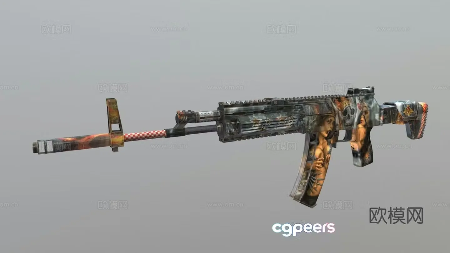 AK-12 Art Painting 103d Model