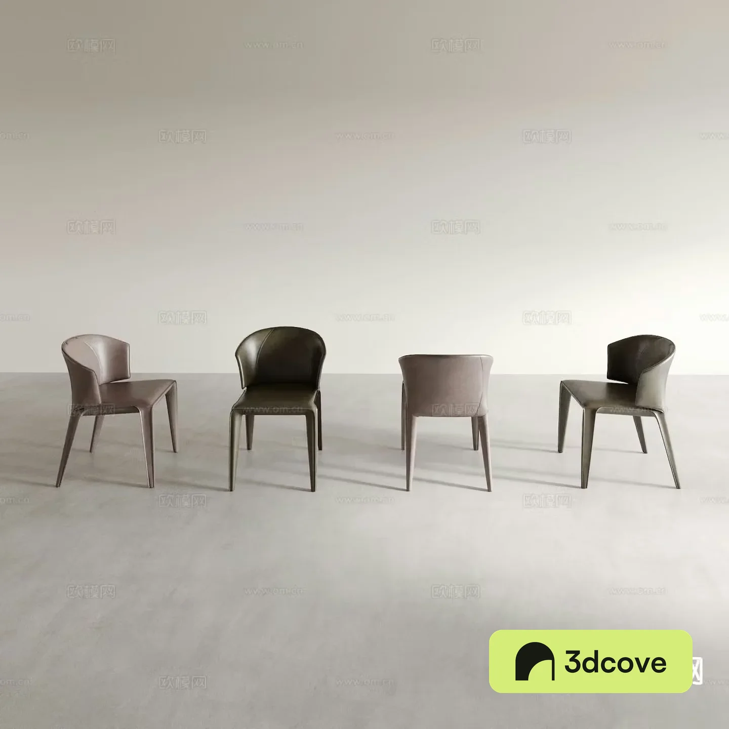 Italian dining chair tea chair leisure chair