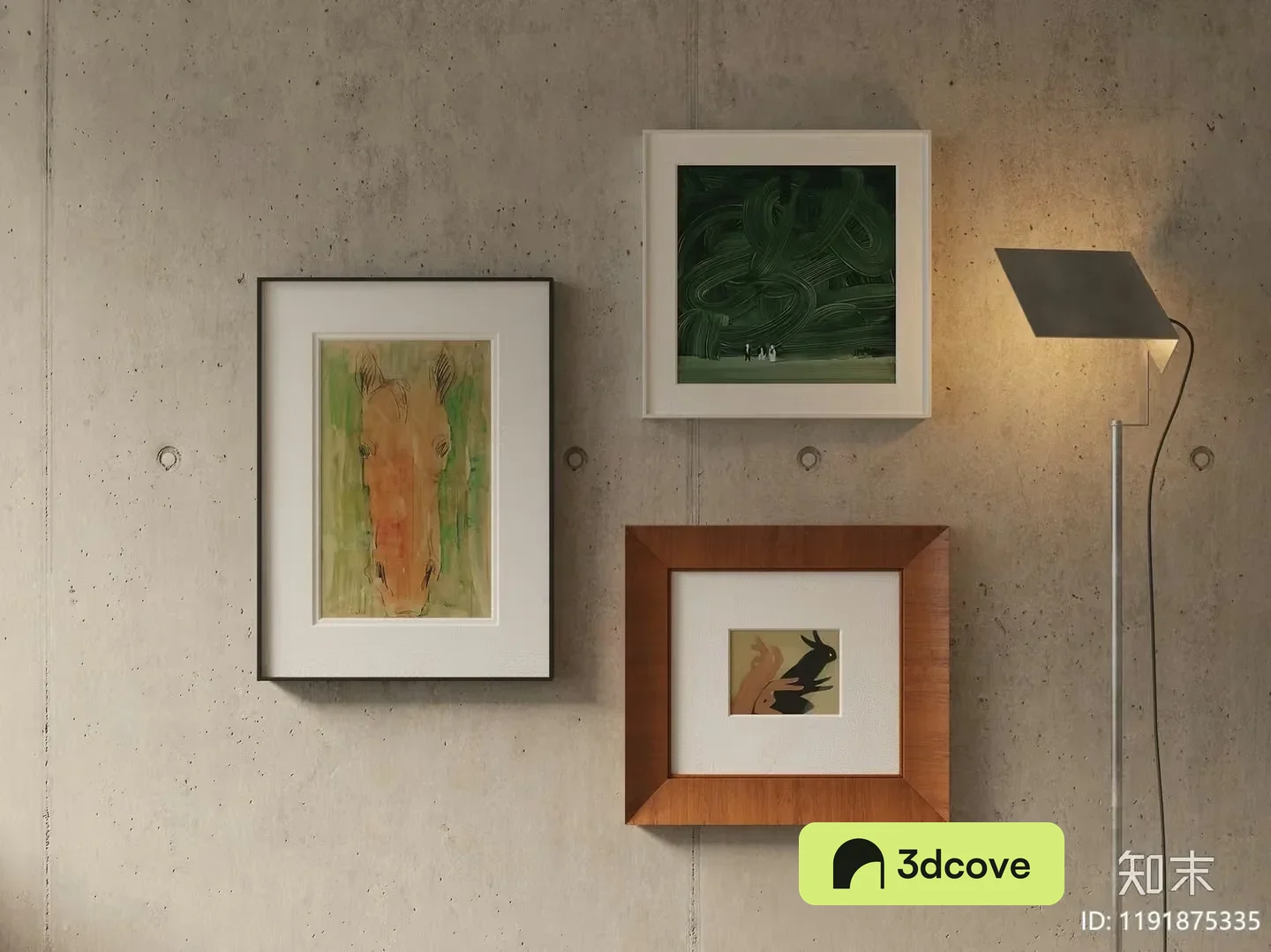 Three Framed Pictures