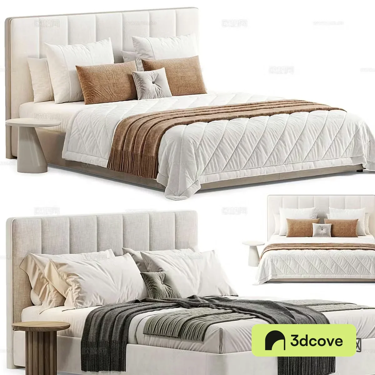 Laskasas double bed