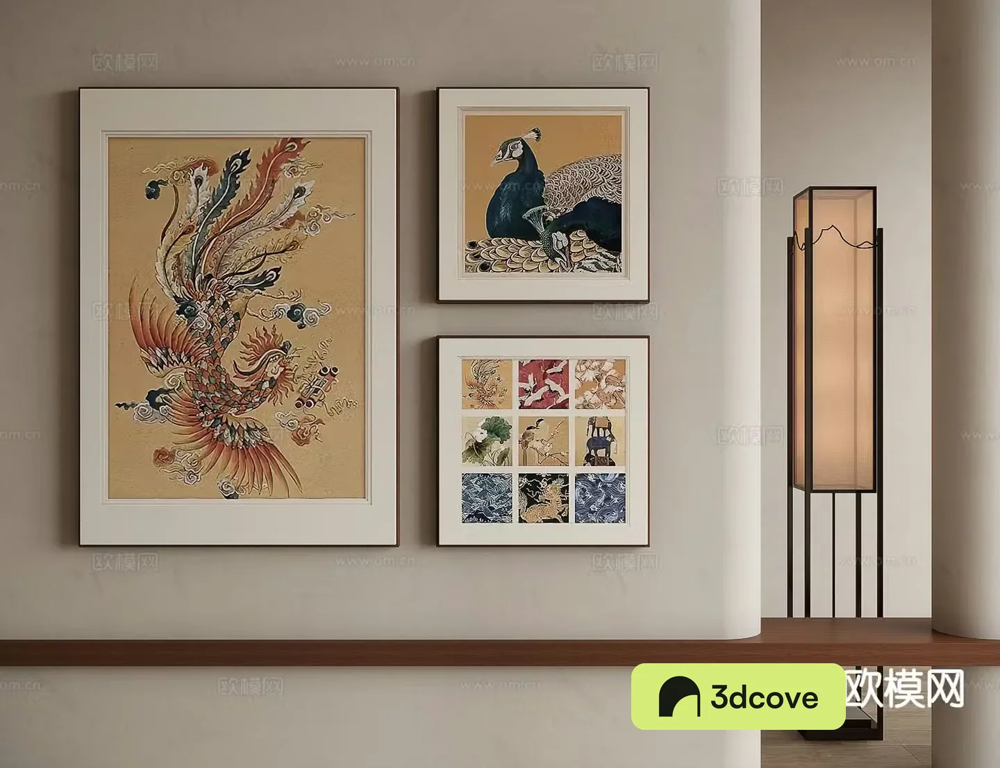 New Chinese Art Painting Phoenix Painting Decorative Painting