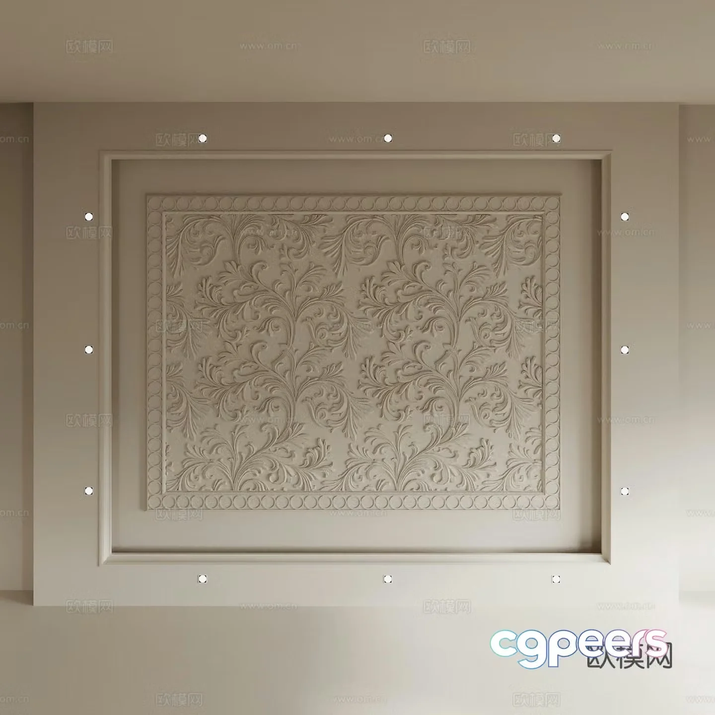 Ceiling suspended ceiling 3d model