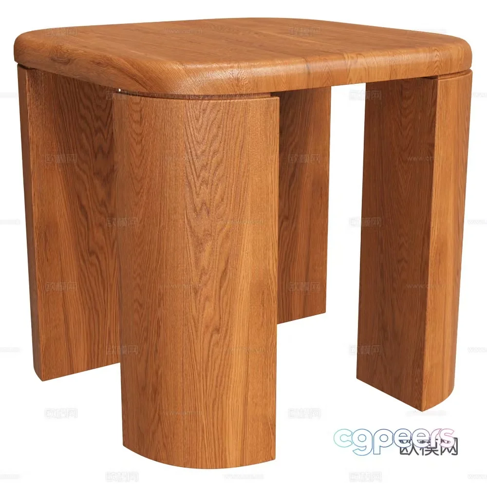 3D model sitting on the bench