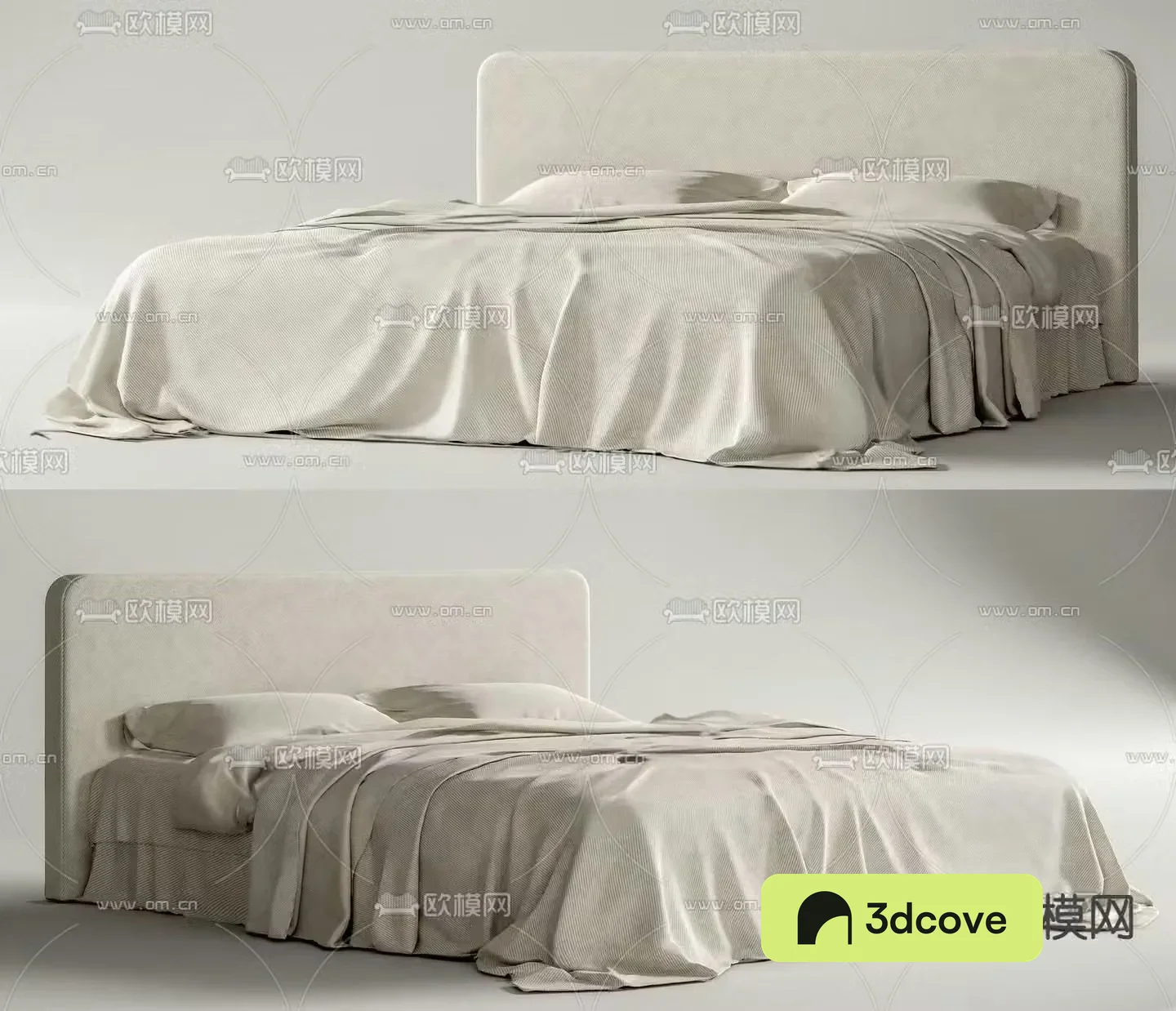 Wabi-sabi double bed