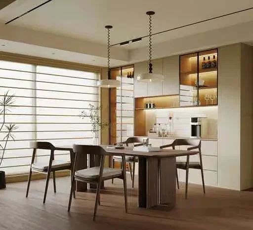 Modern Dining Room 3D Model – 3703 – VRAY Render