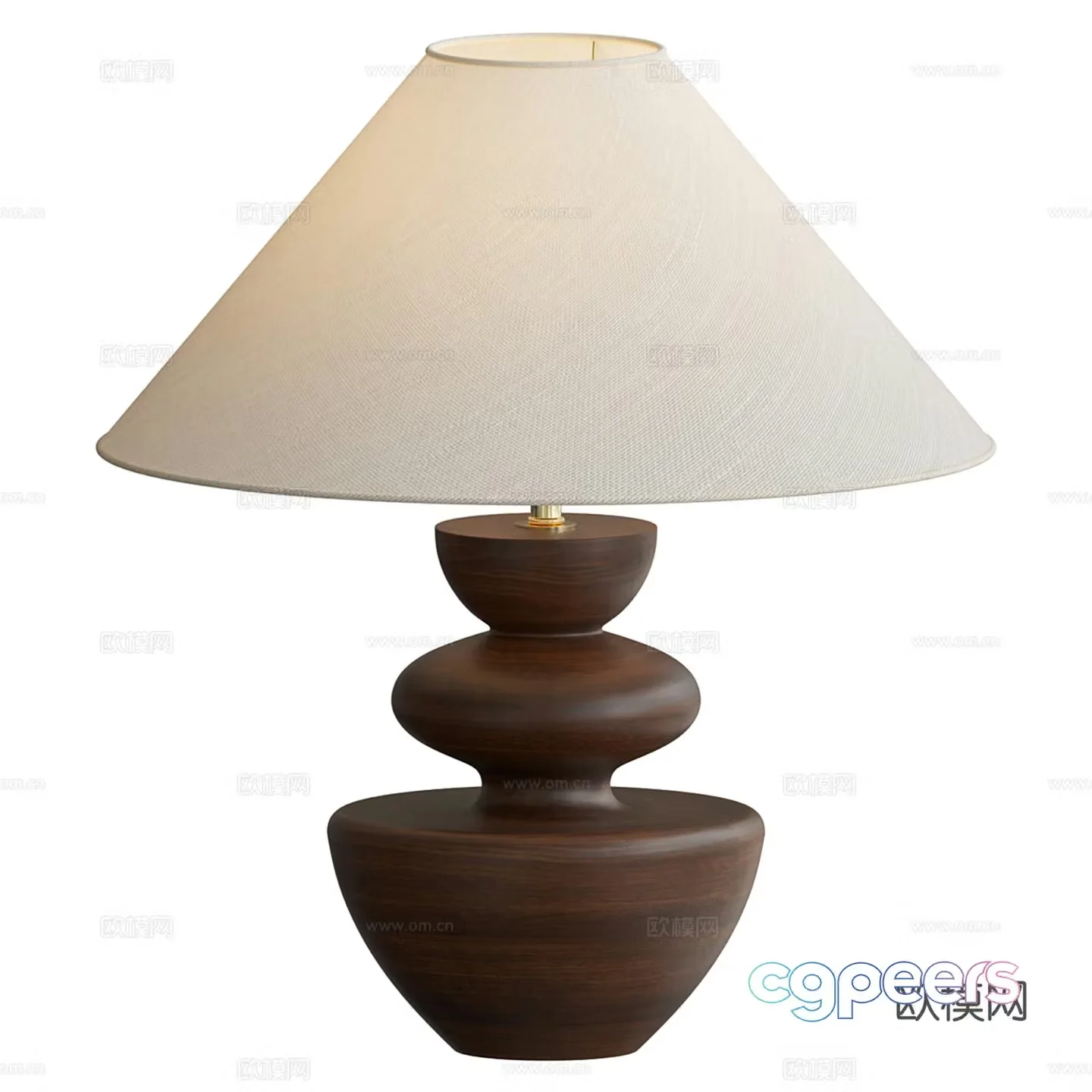 Modern light luxury desk lamp 3D model