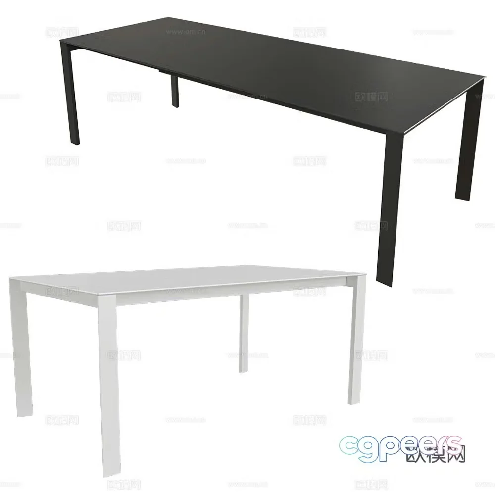 Desalto dining table 3d model