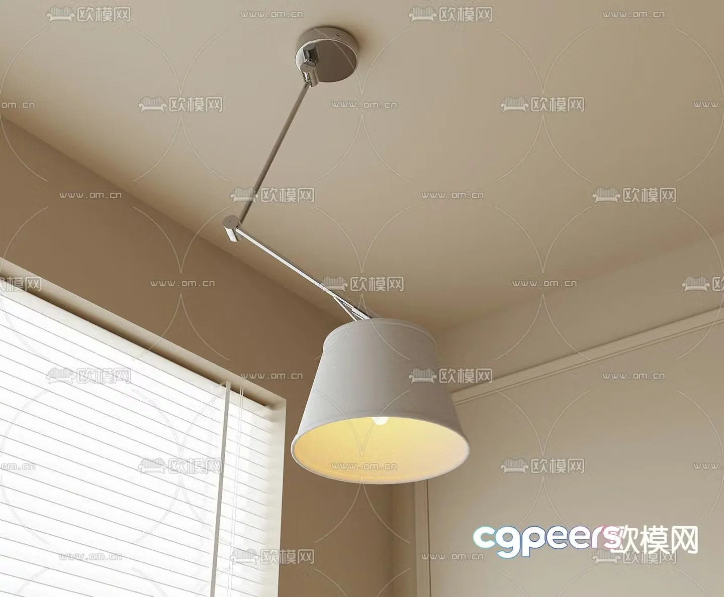 3D model of movable chandelier