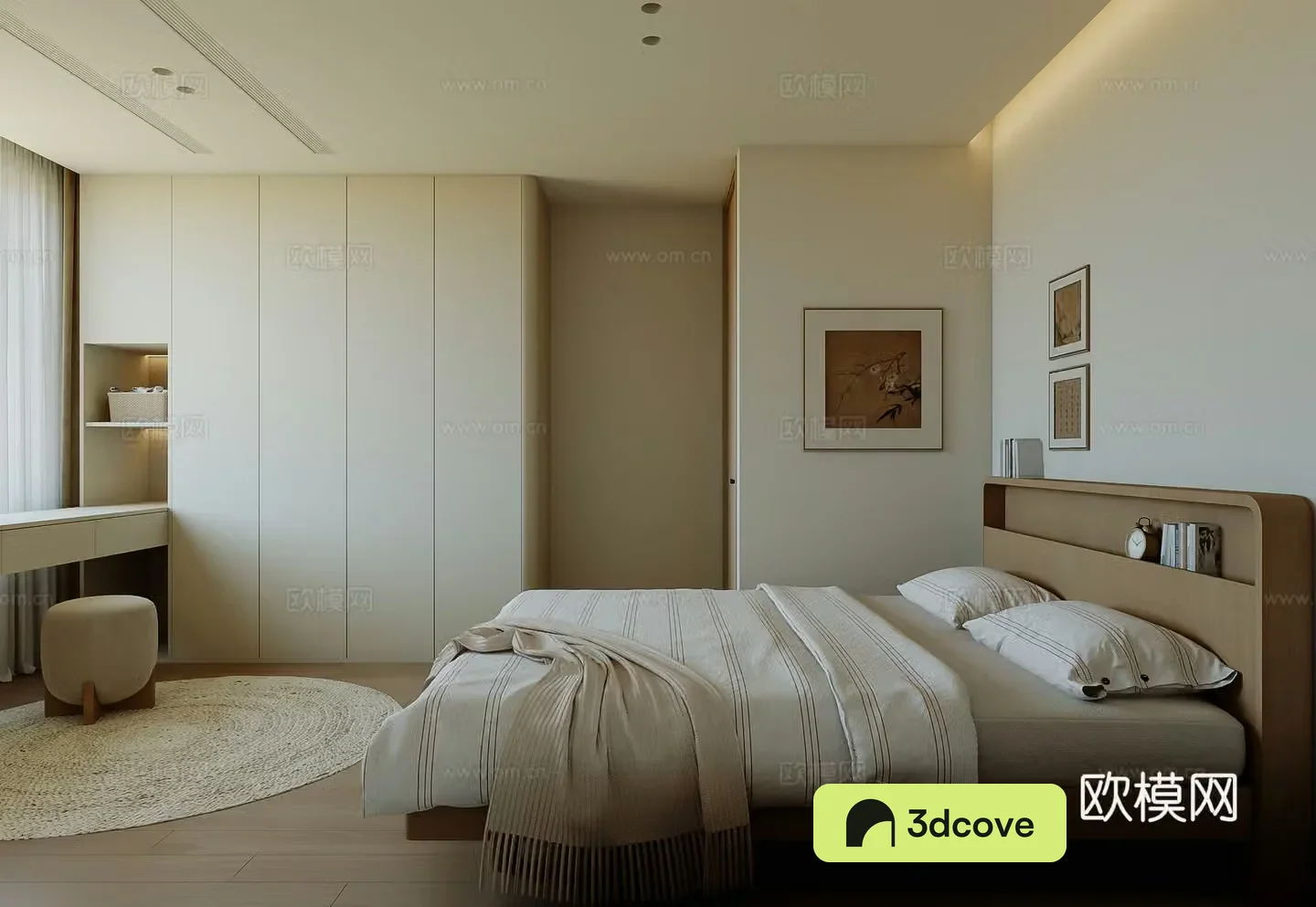 Japanese style home bedroom log style home bedroom Nordic home bedroom minimalist home bedroom