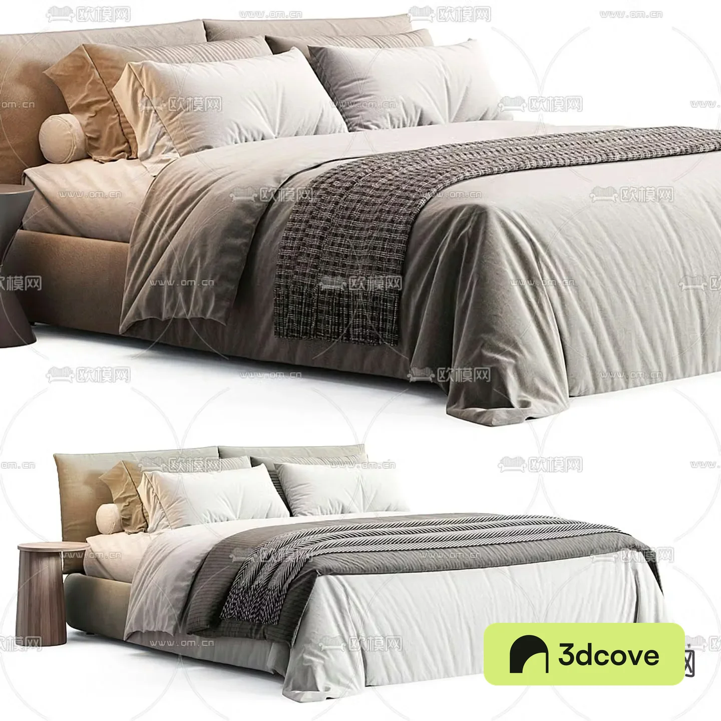 Manzzeli double bed