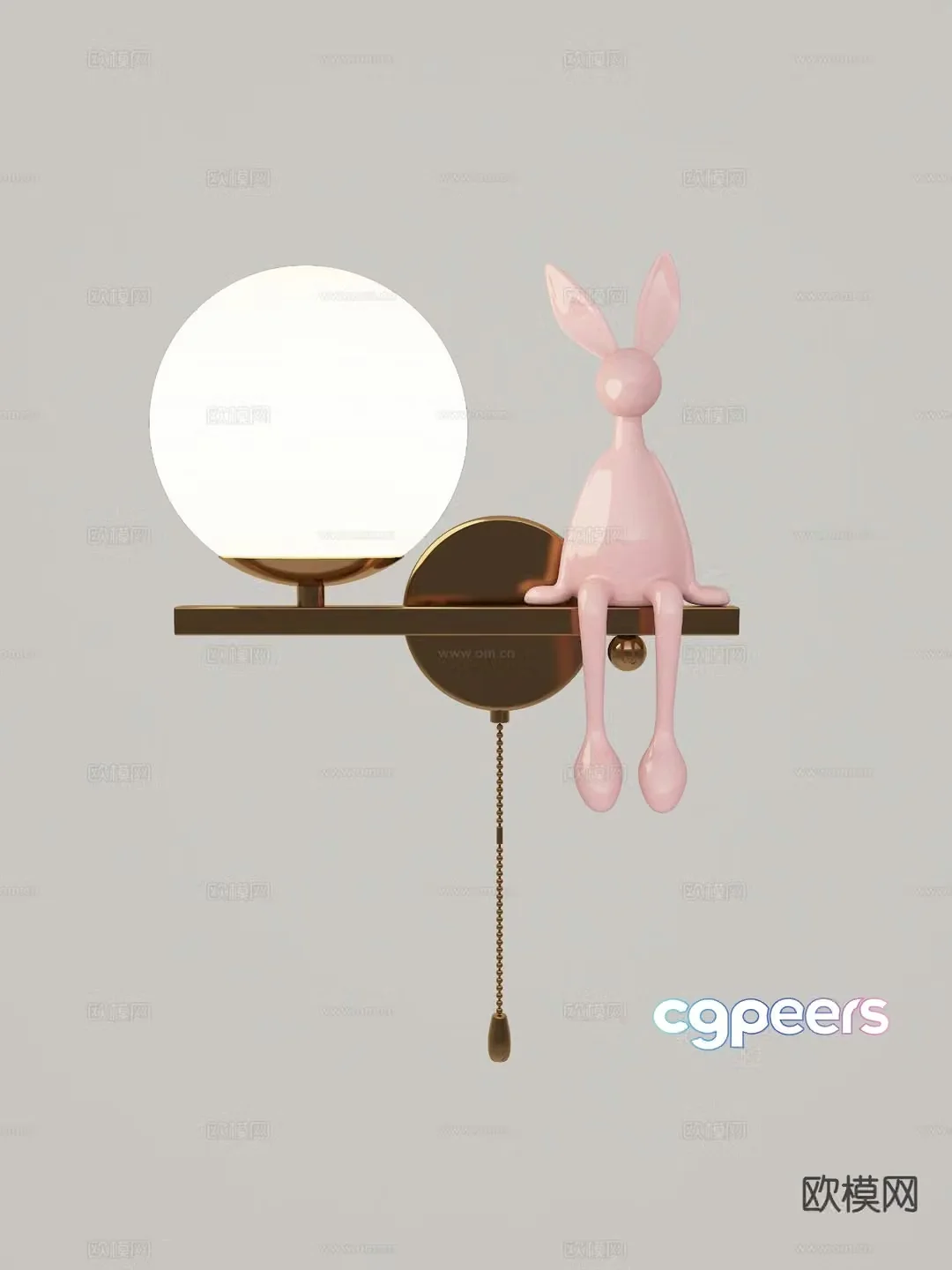 Cartoon wall lamp children’s wall lamp 3d model