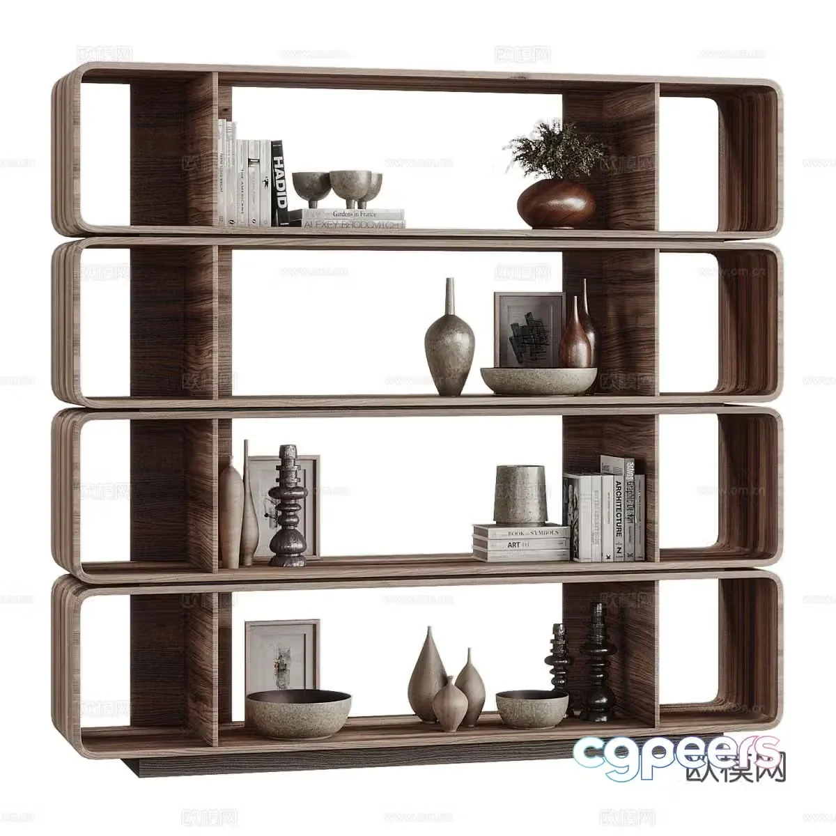 Modern decorative cabinet 3d model