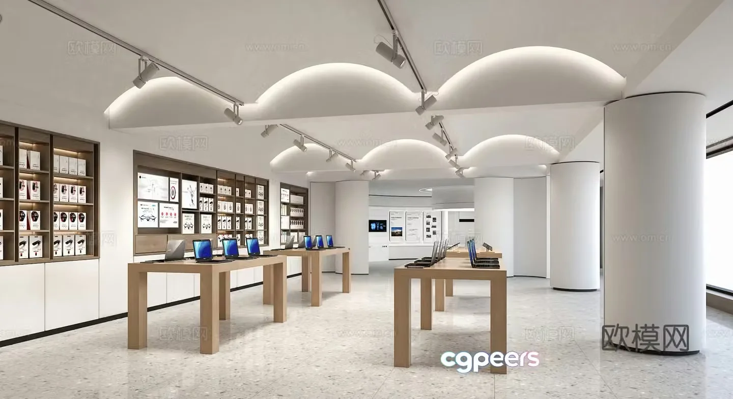 Electronics store 3D model