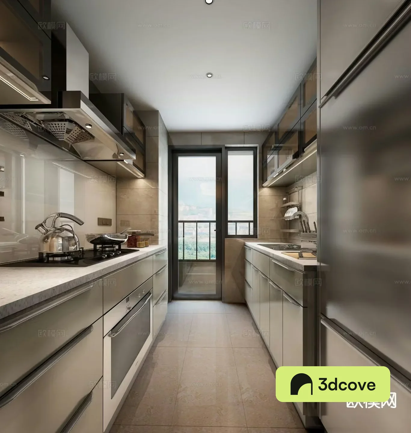 modern kitchen cabinet