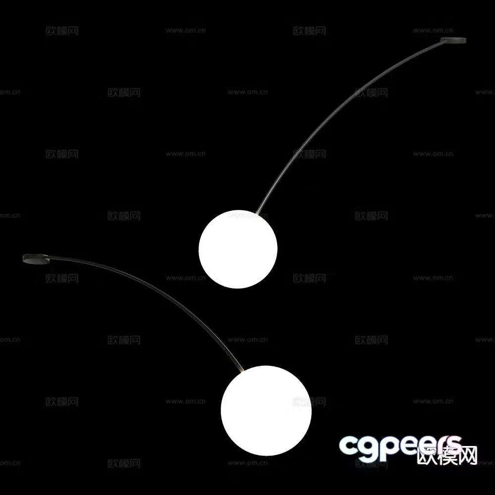 Italamp creative ceiling lamp 3d model
