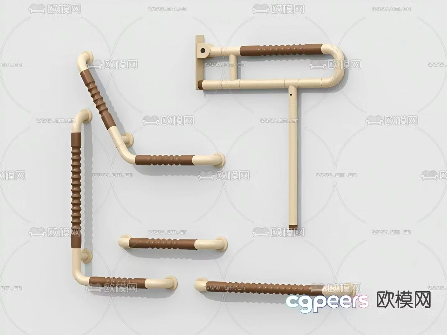 Accessible handrail Accessible handrail 3D model