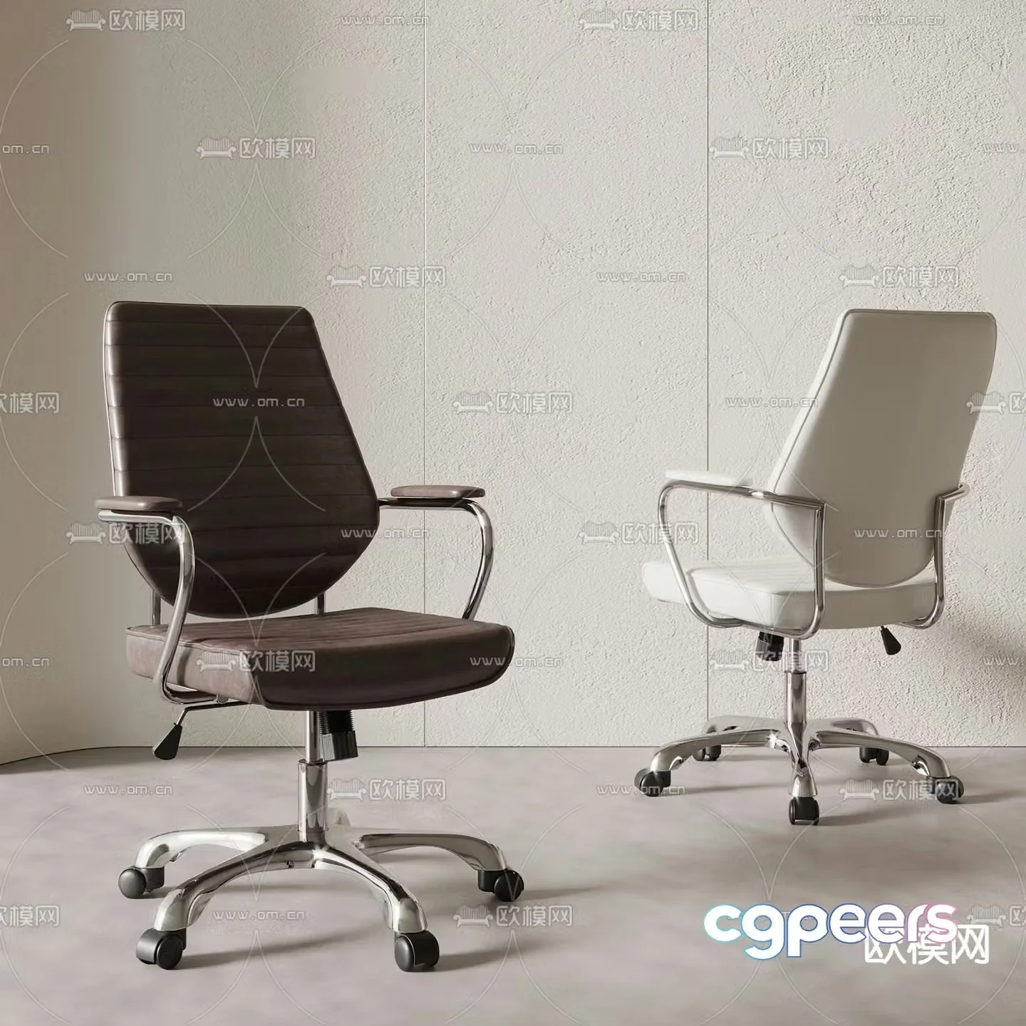 Office chair staff chair shift chair 3d model