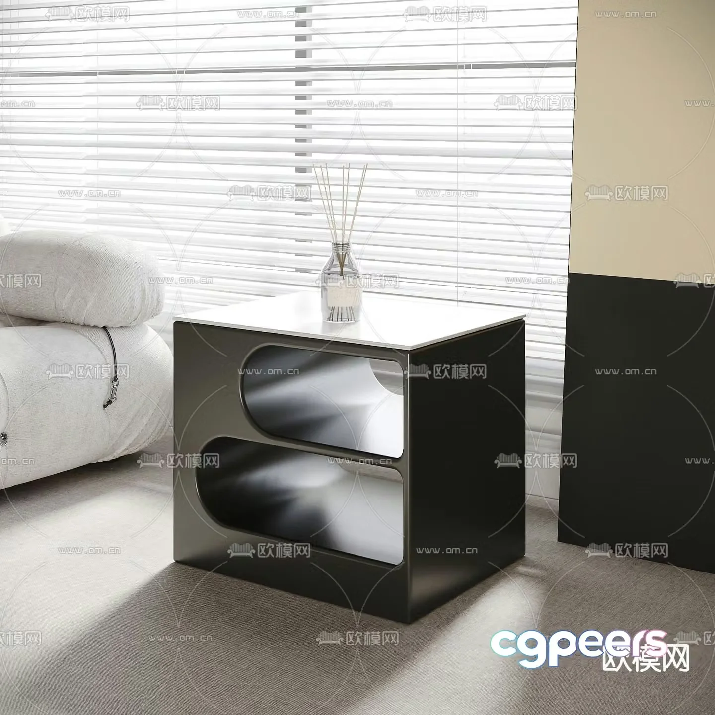 bedside table 3d model
