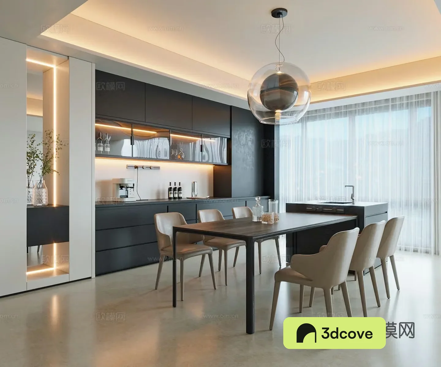 Modern Italian restaurant