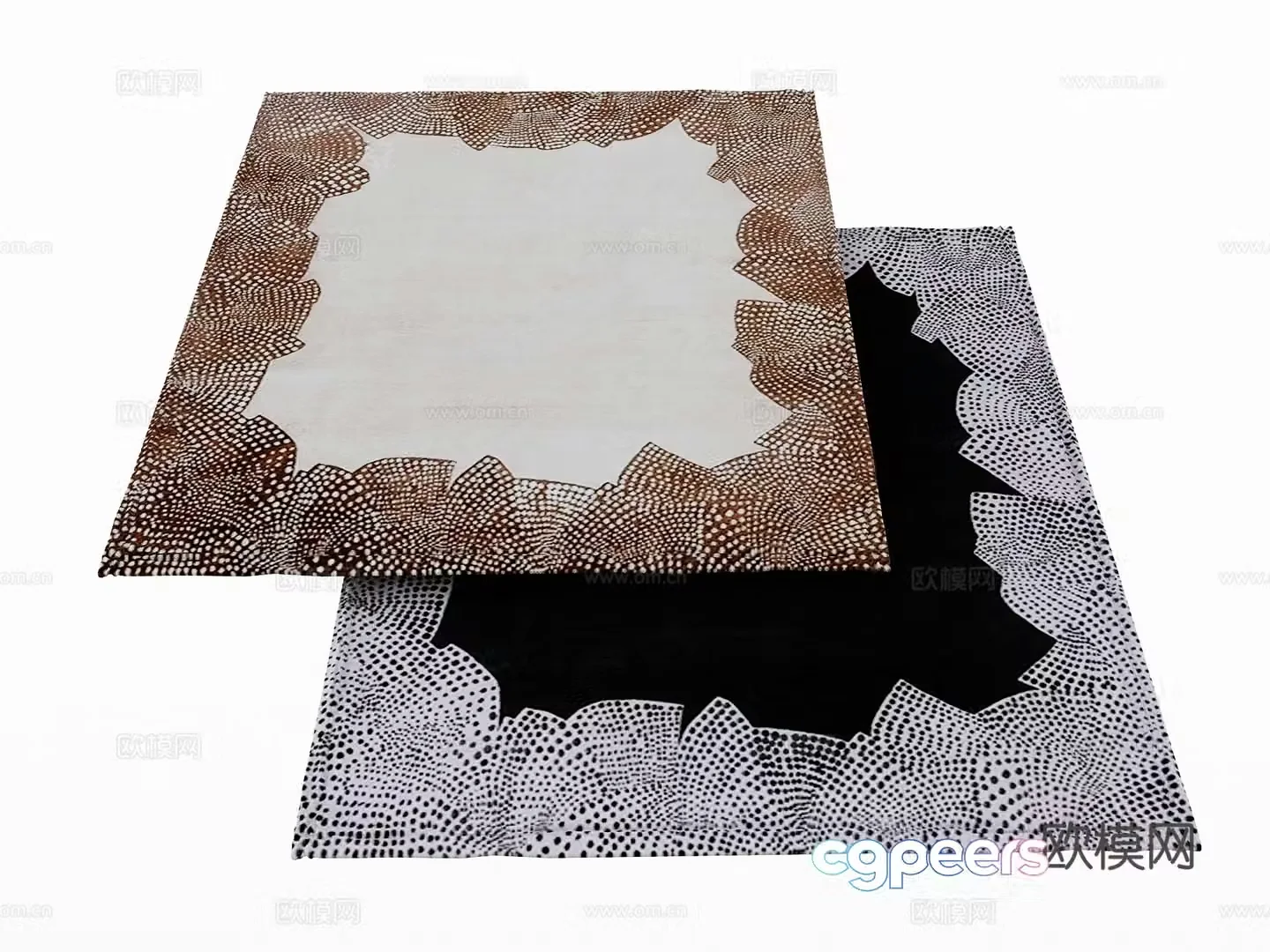 Modern carpet 3d model