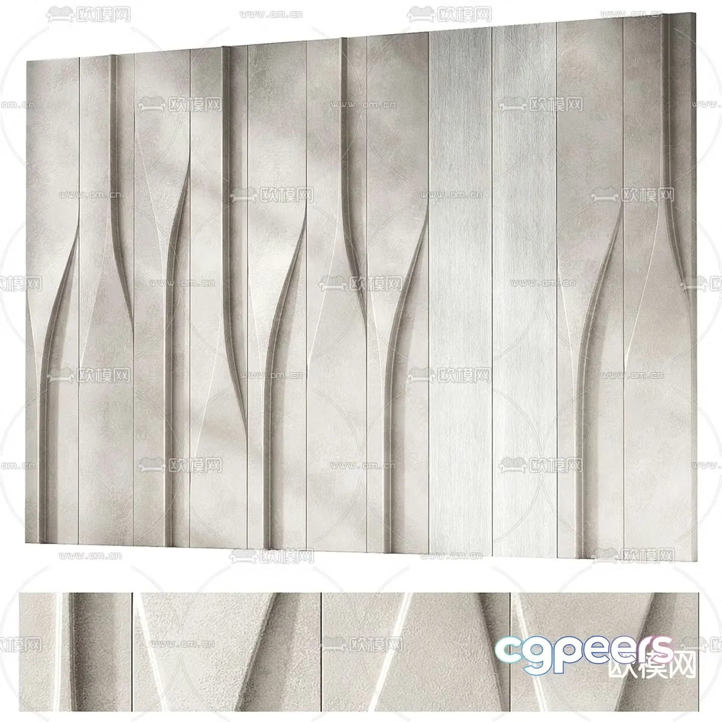Wasabi background wall modeling wall 3d model