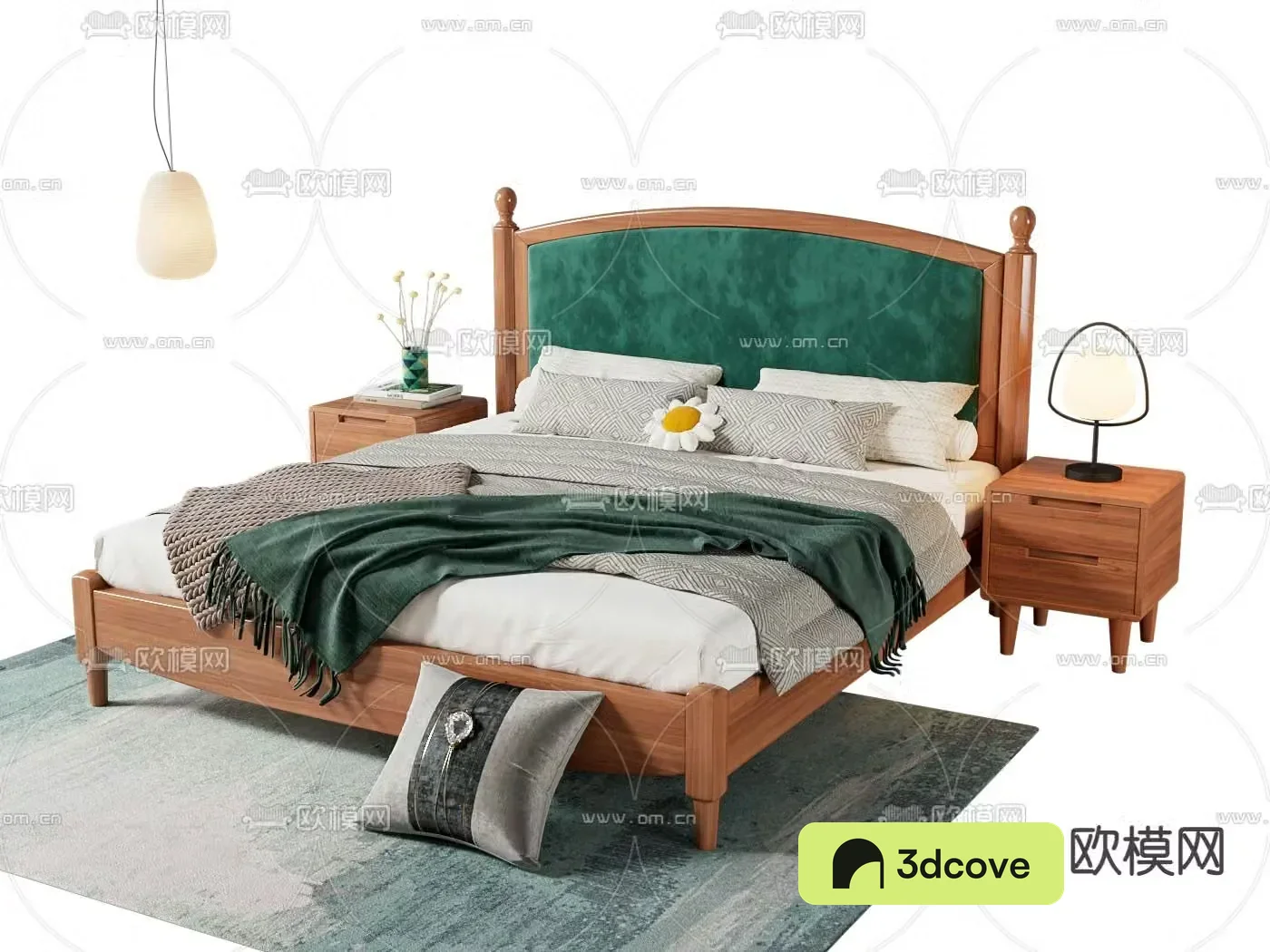 Nordic double bed