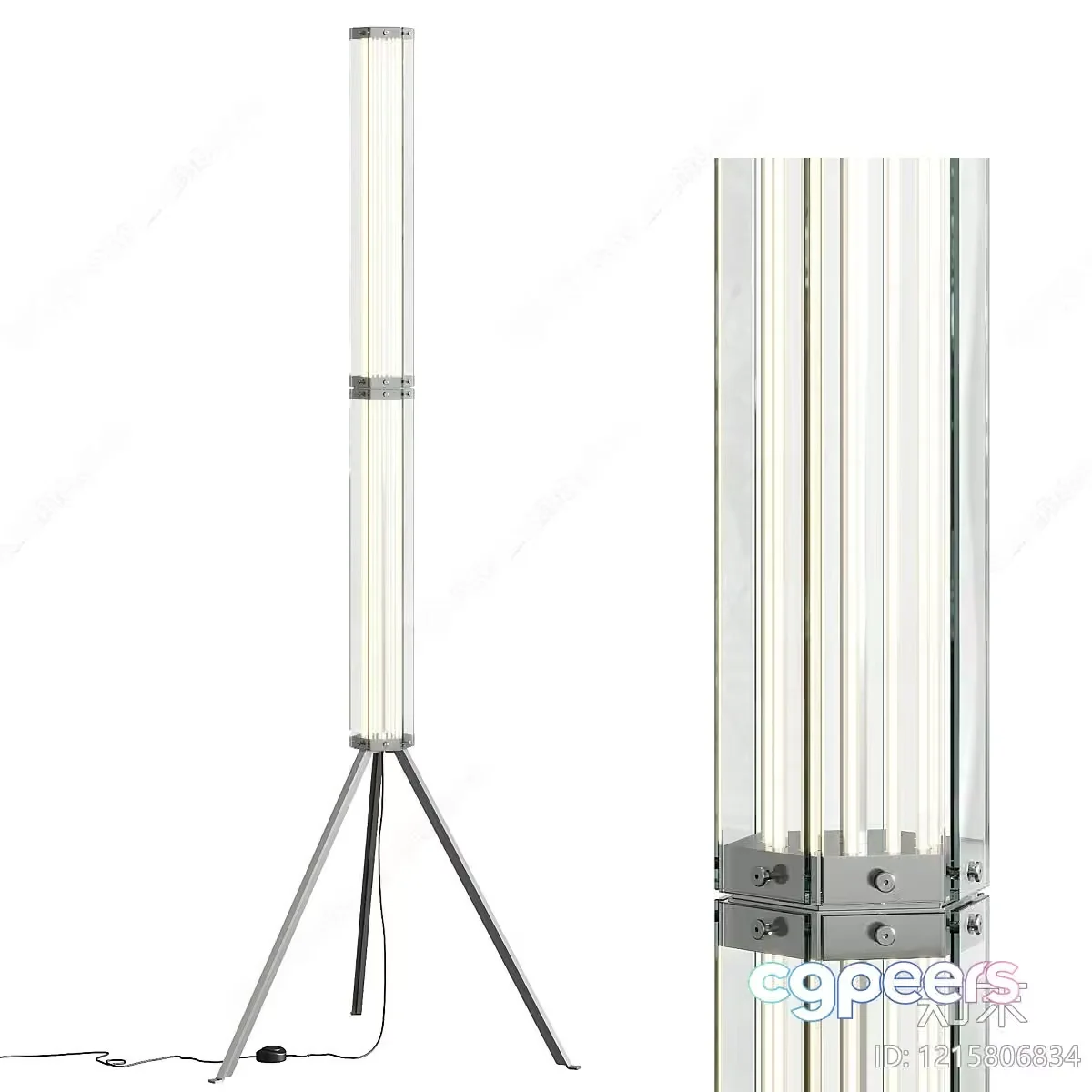 Modern Floor Lamp 3D Model – 15520 – VRAY Render