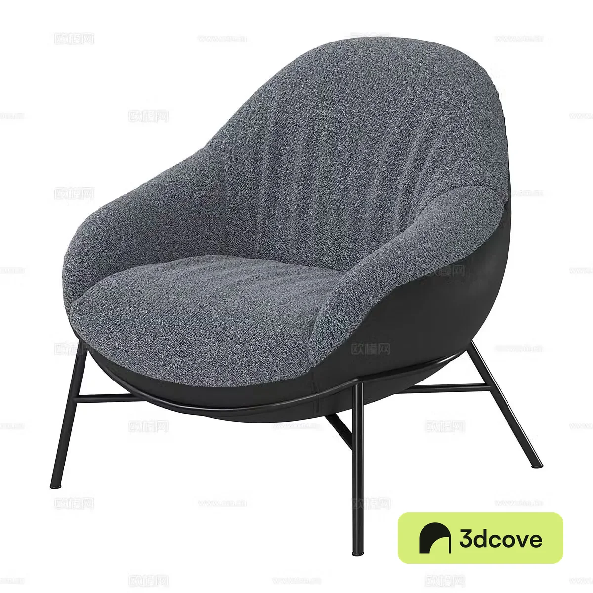 Single sofa armrest sofa