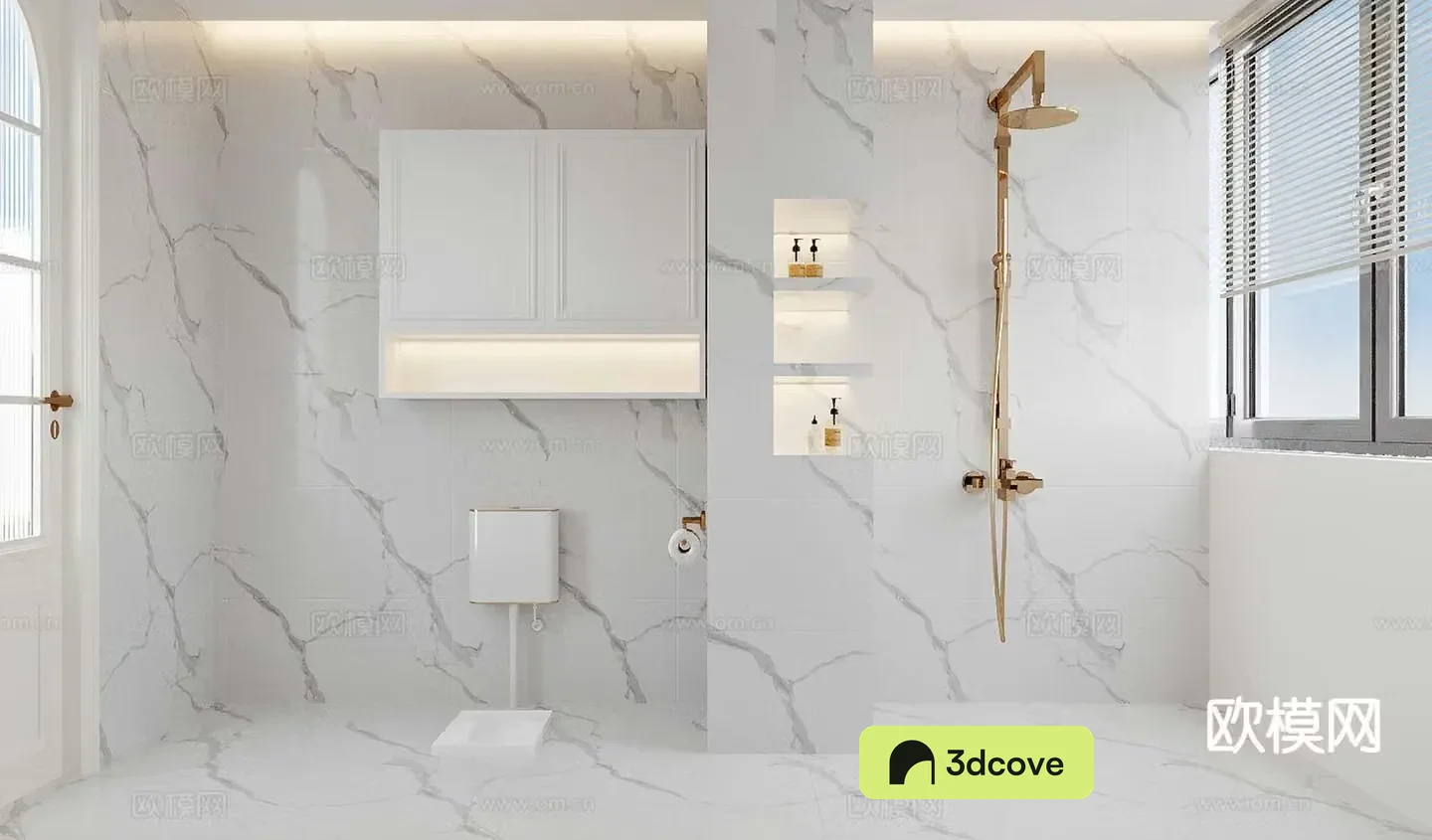 modern bathroom toilet