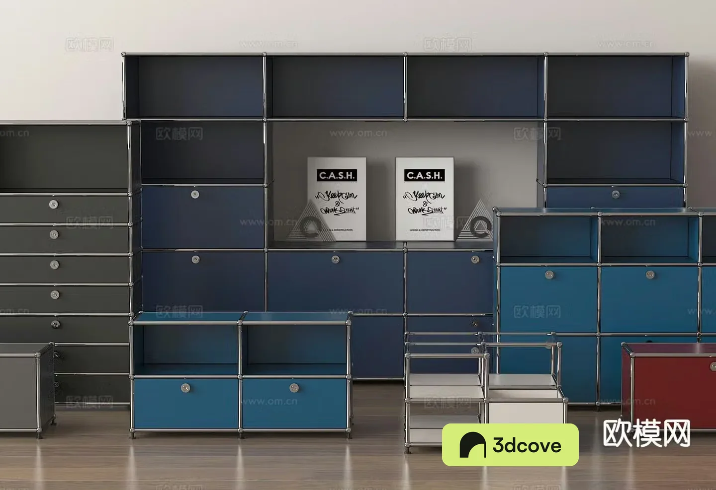 Modern sideboard drawer storage cabinet