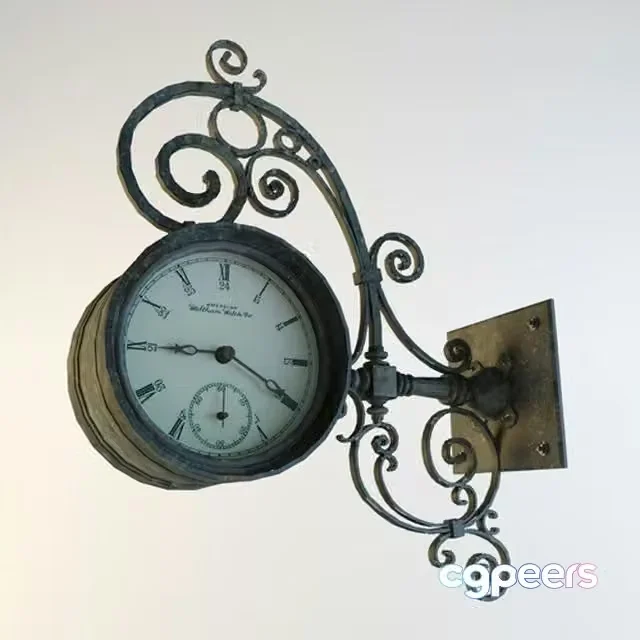 3ds Max Free – clock Street