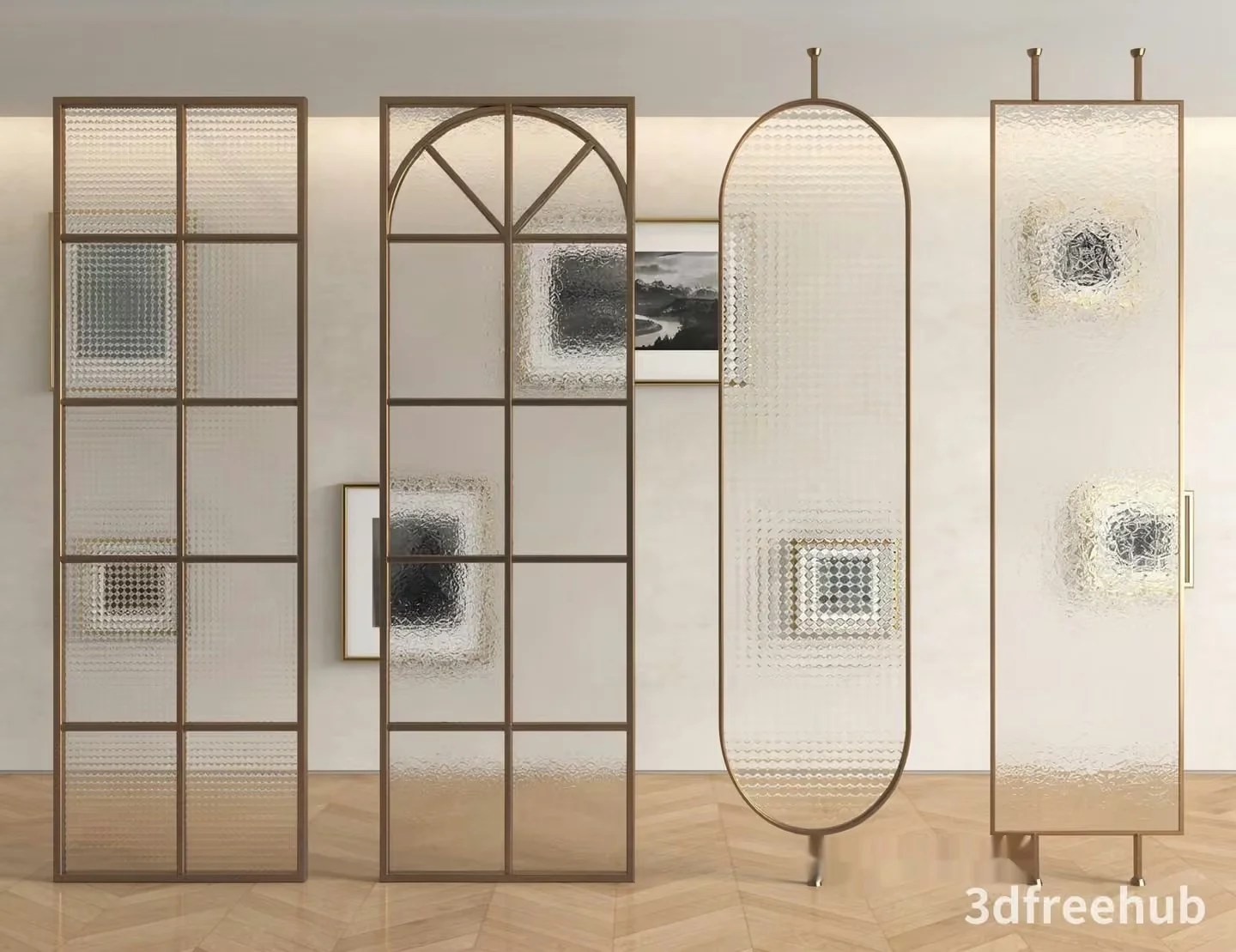 A Room Divider 3D Model – 19993 – VRAY Render