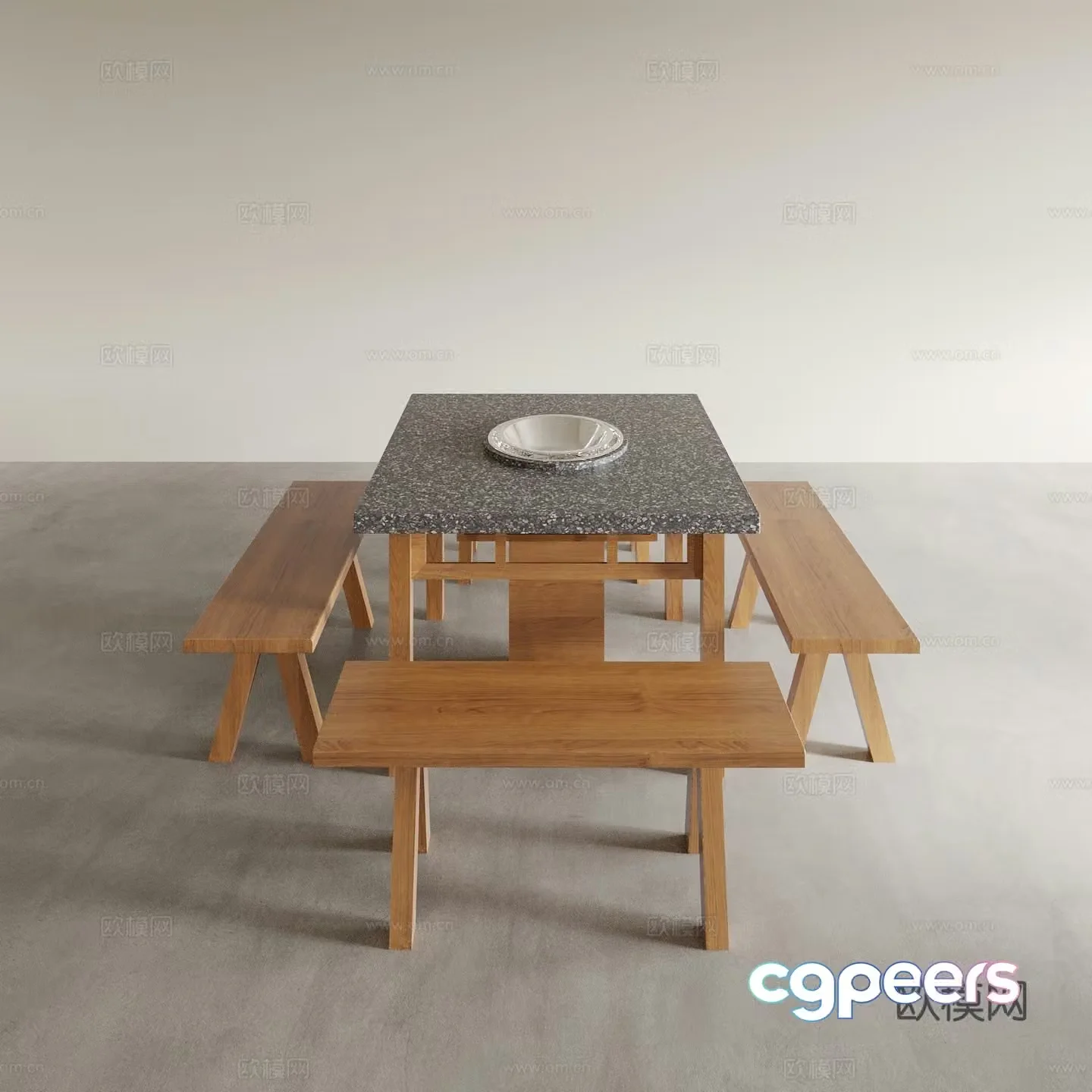 Dining table and chairs living and dining table and chairs dining table and chairs wine table and chairs table and chair combination 3D model
