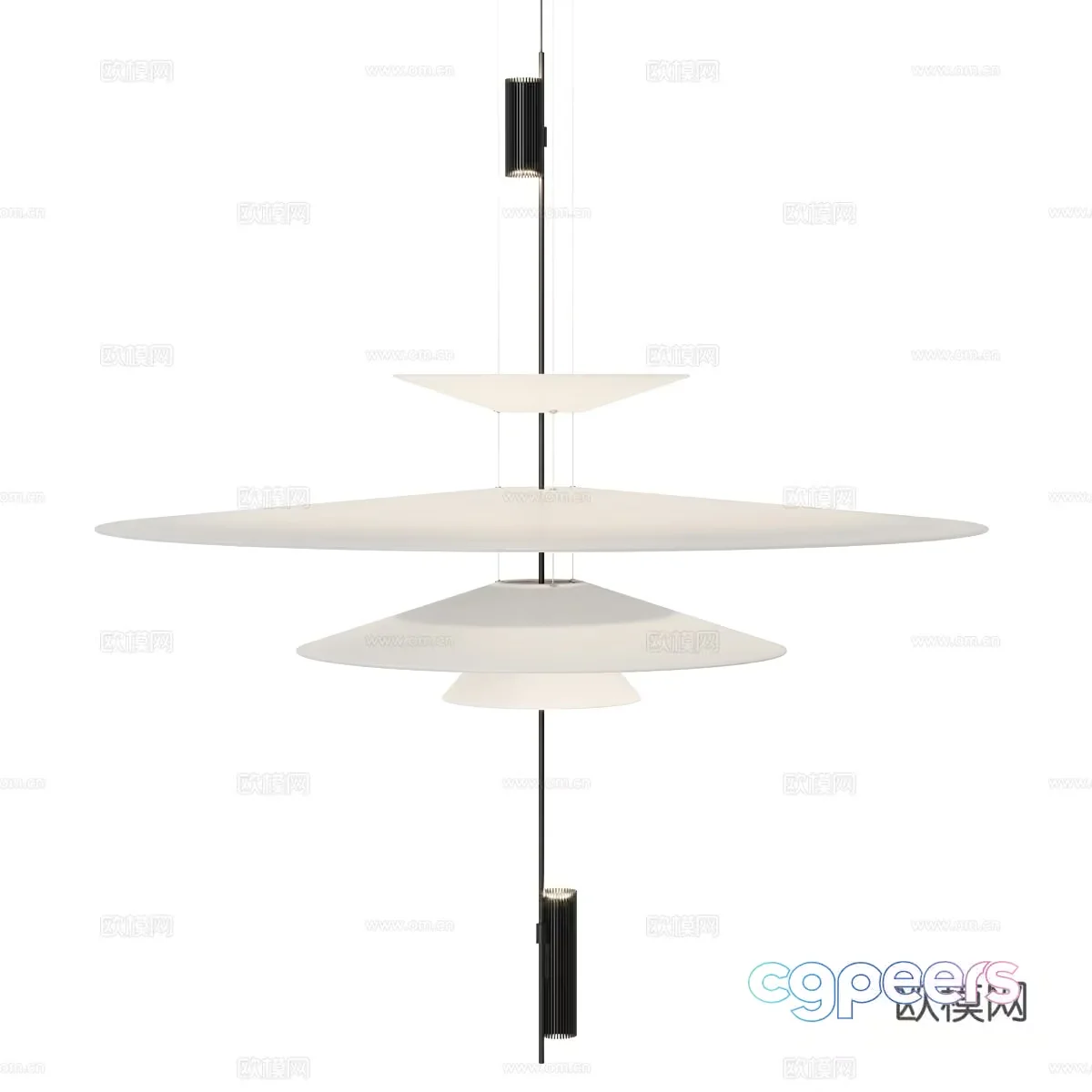 Modern Light Fixture 3D Model – 15358 – VRAY Render