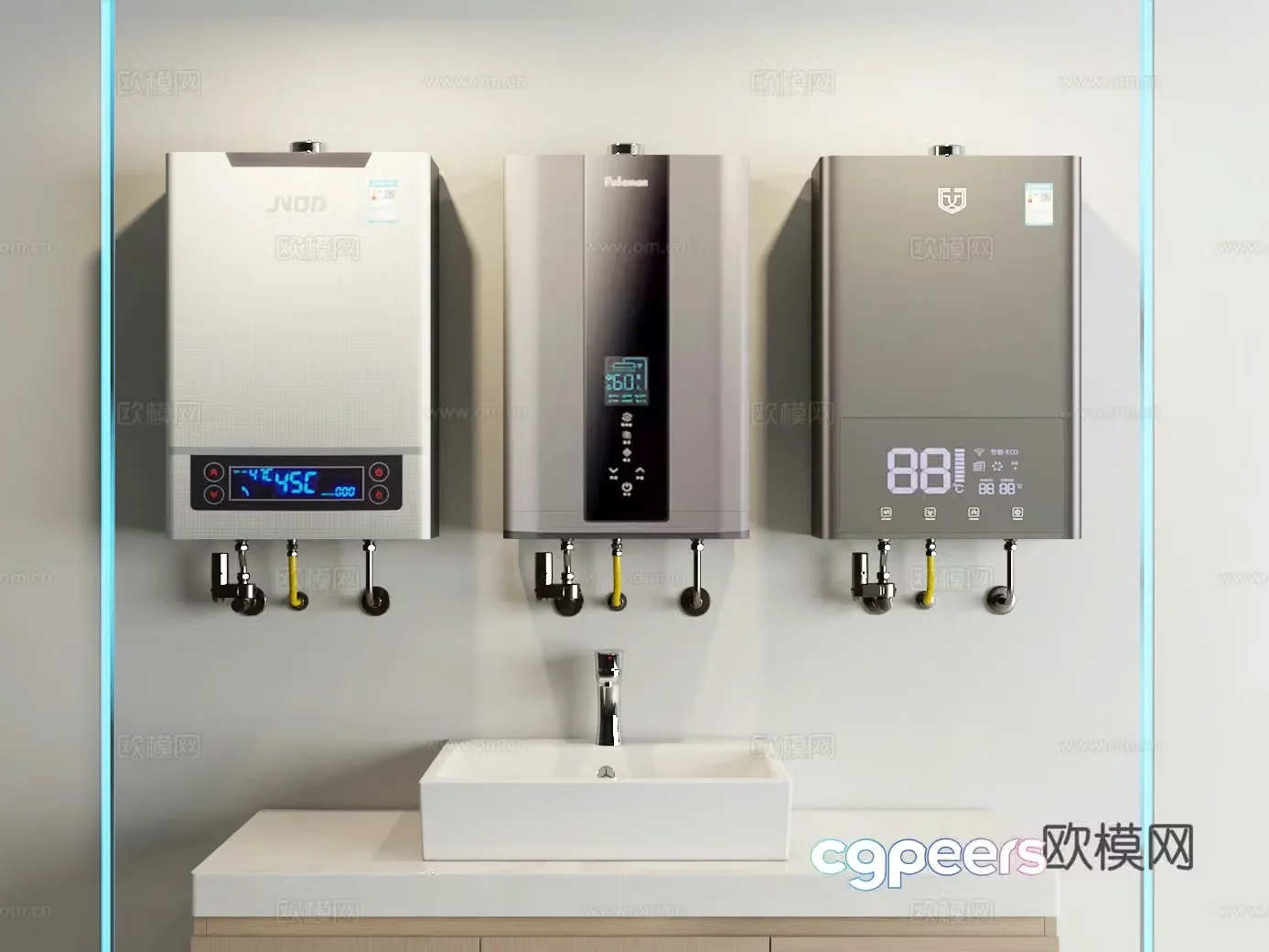 Water heater 3d model