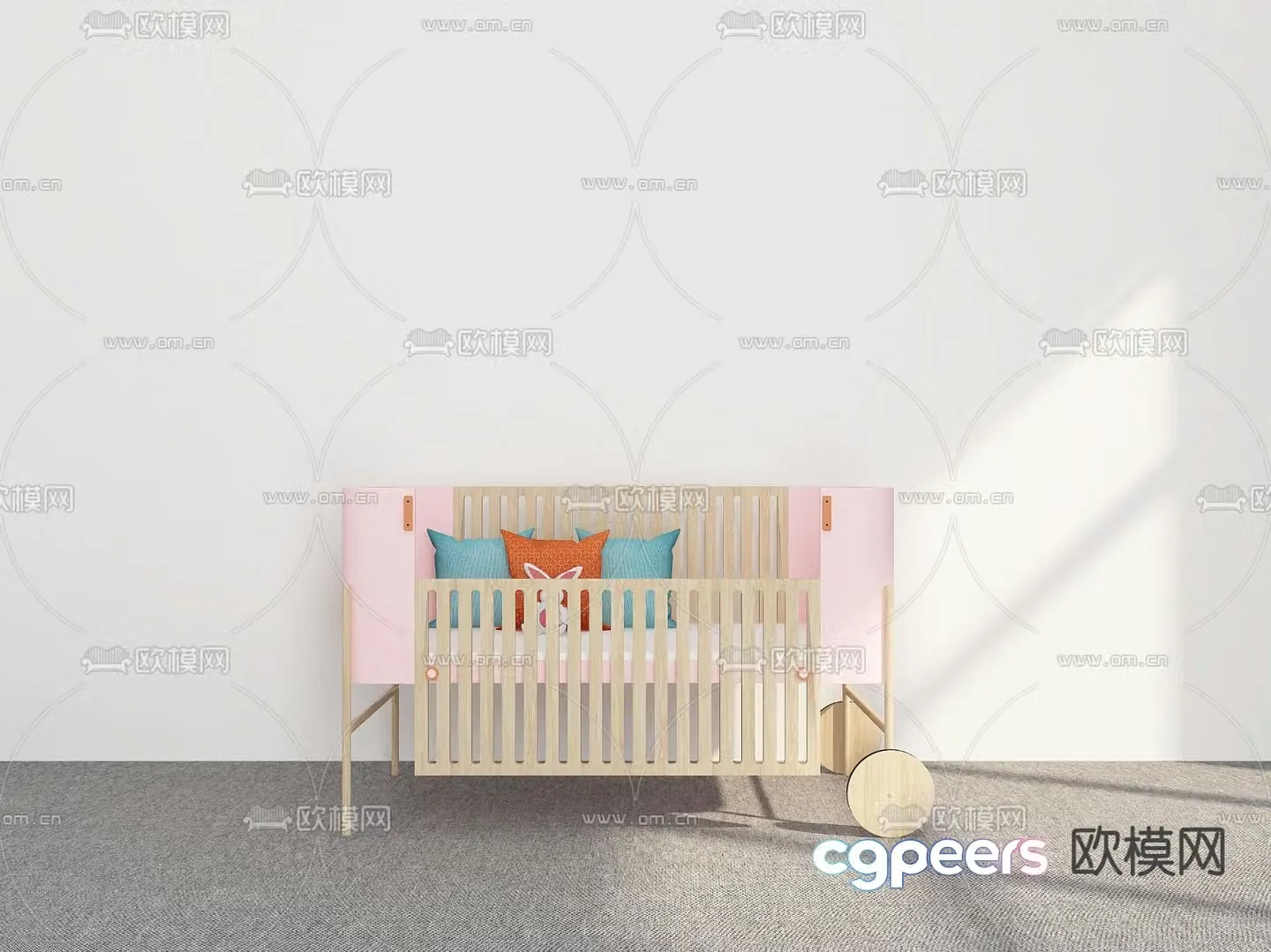 crib 3d model
