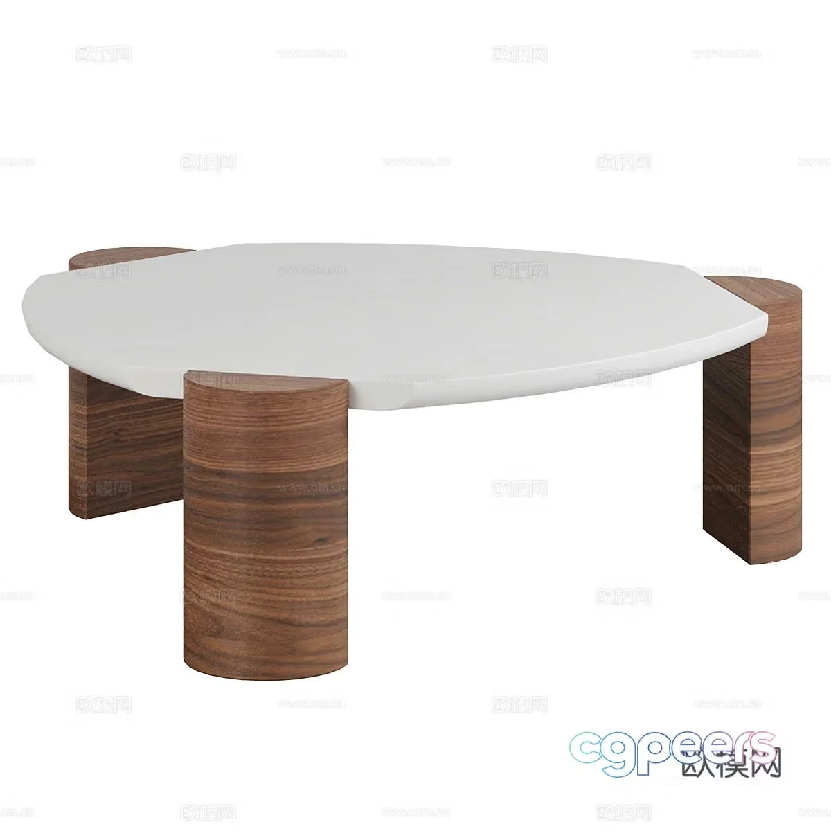Wabi-sabi coffee table living room coffee table 3d model