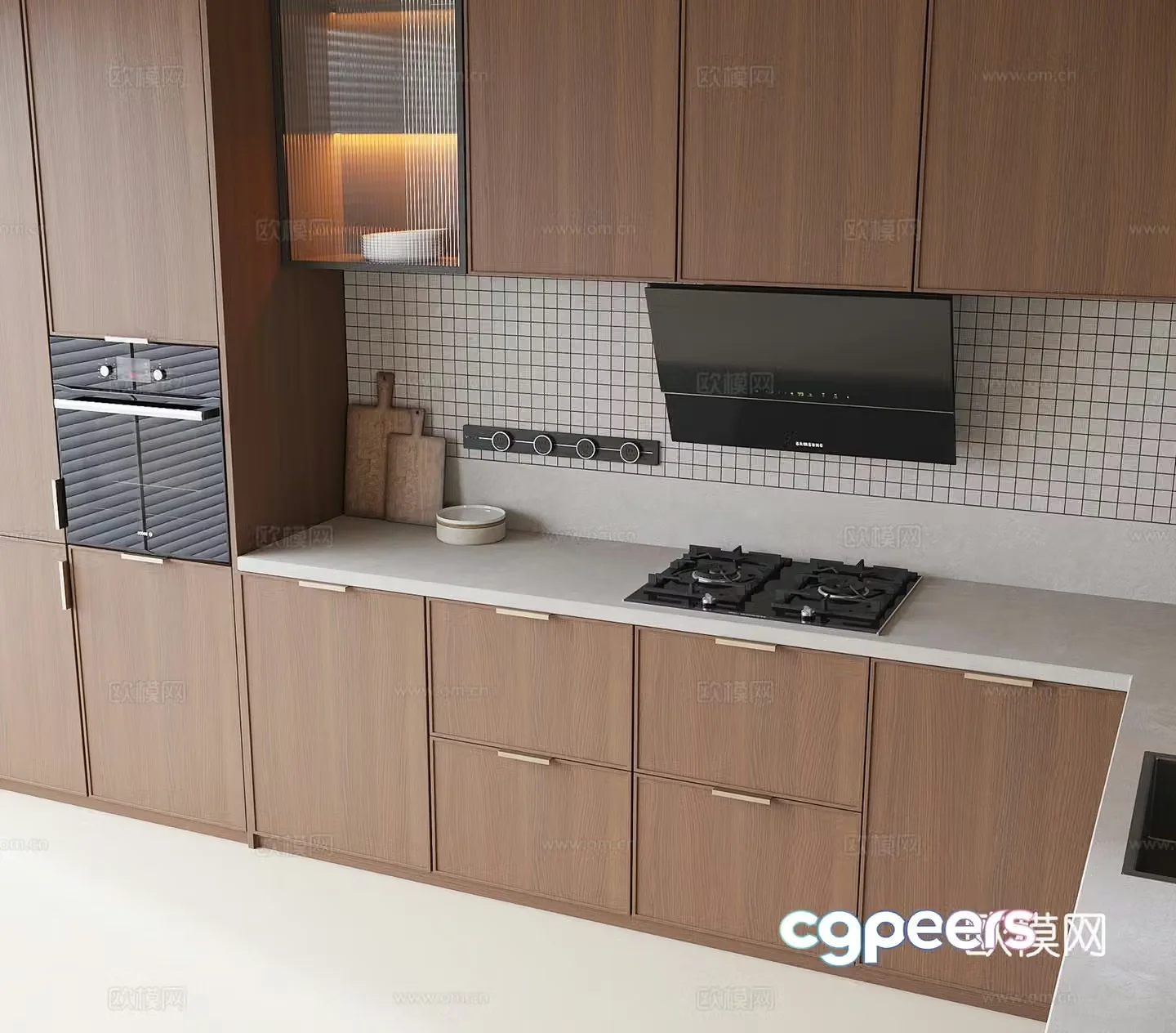Modern cabinet 3d model