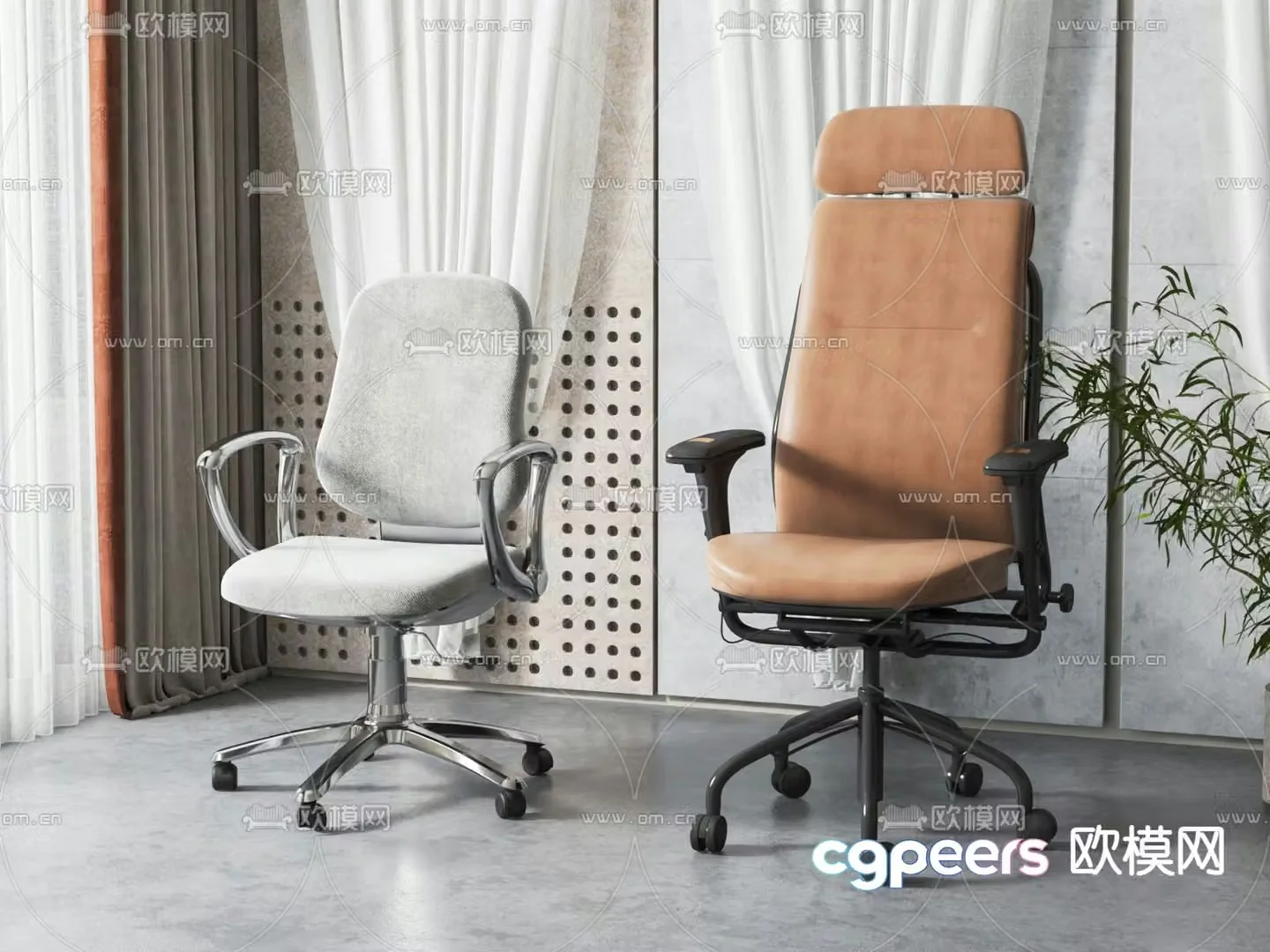 Office chair office chair executive chair boss chair 3d model