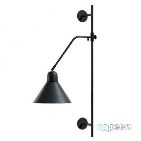 A Black Metal Wall Light 3D Model – 1416 – CORONA Render